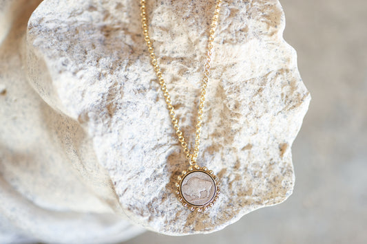 Buffalo Coin Necklace