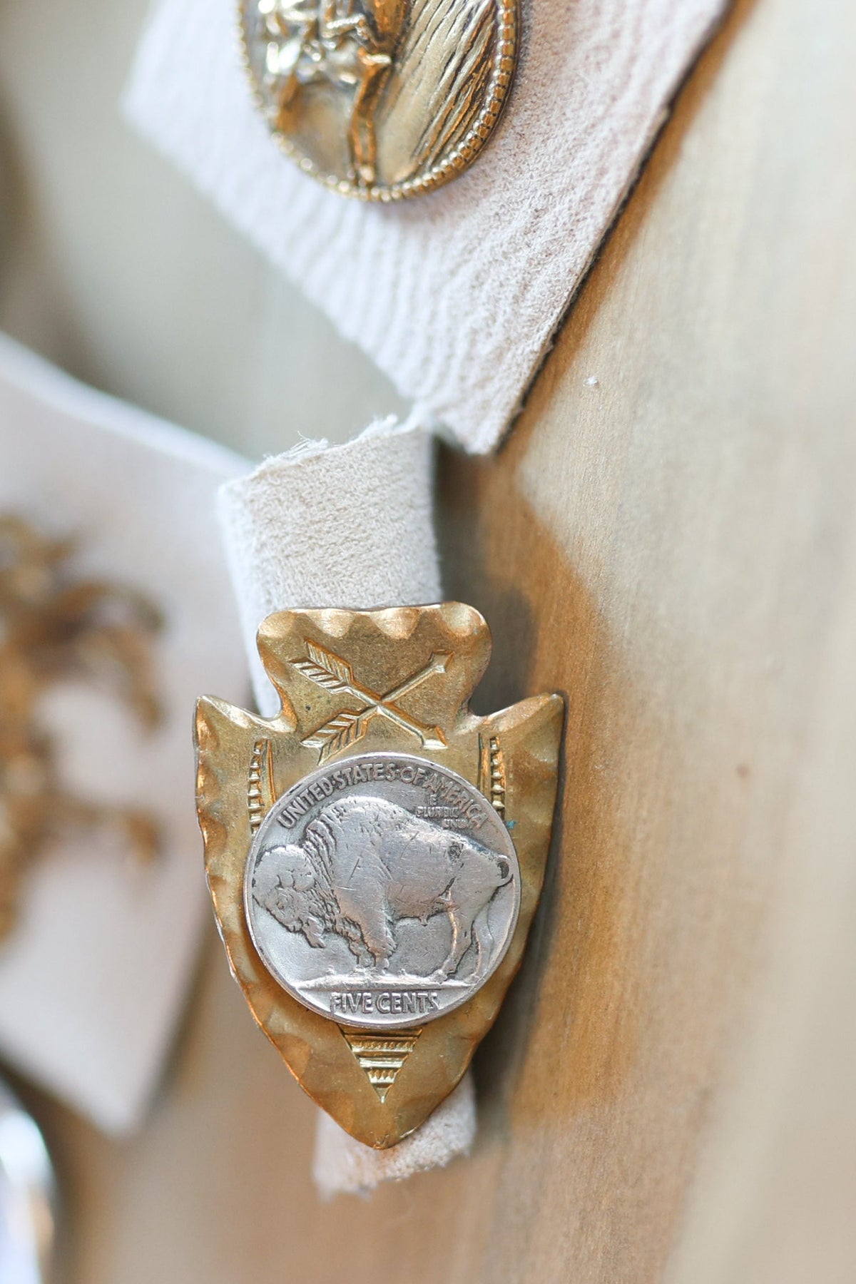 Arrowhead Coin Scarf Slide