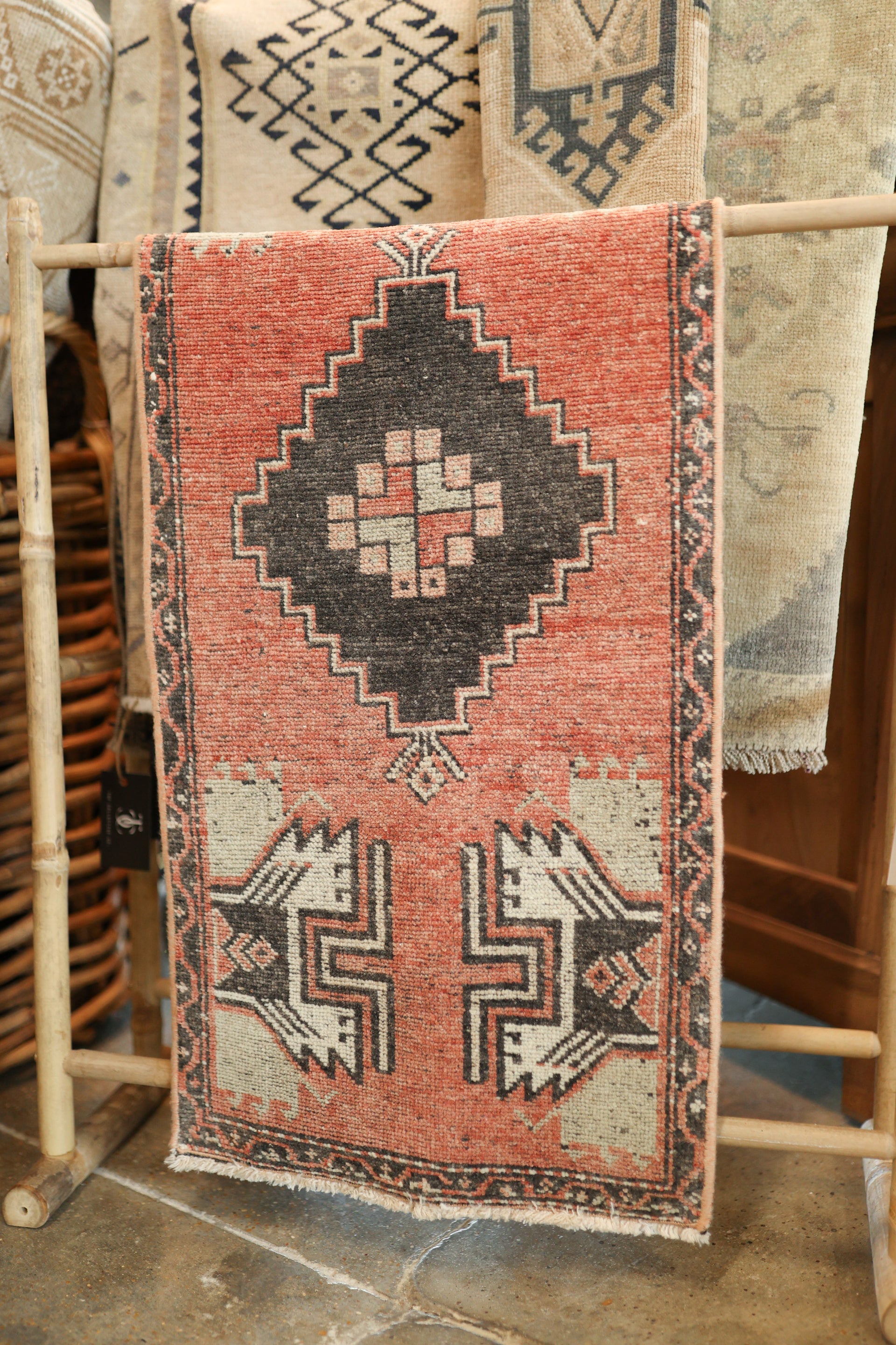 New Mini Vintage Turkish Rug 31