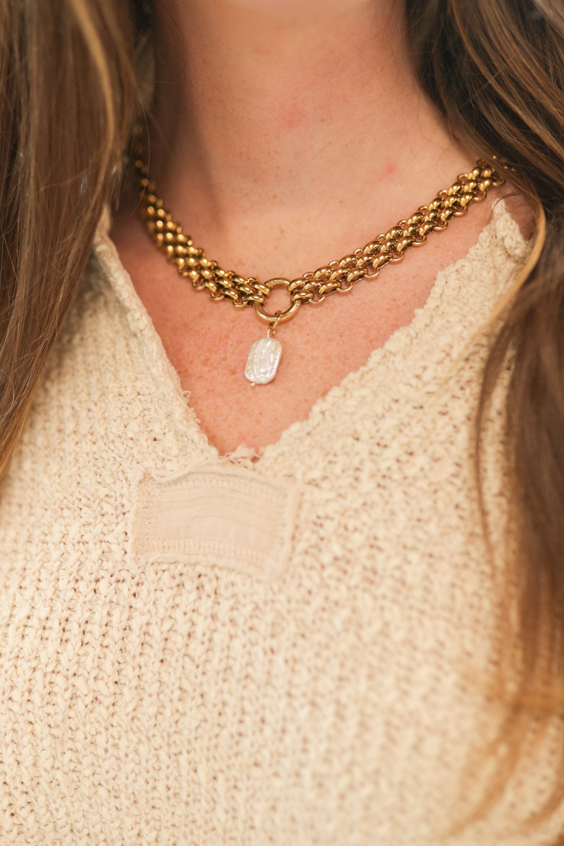 Pearl Grace Necklace Waterproof