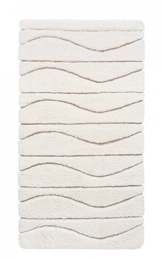 Opera Bath Rug, White