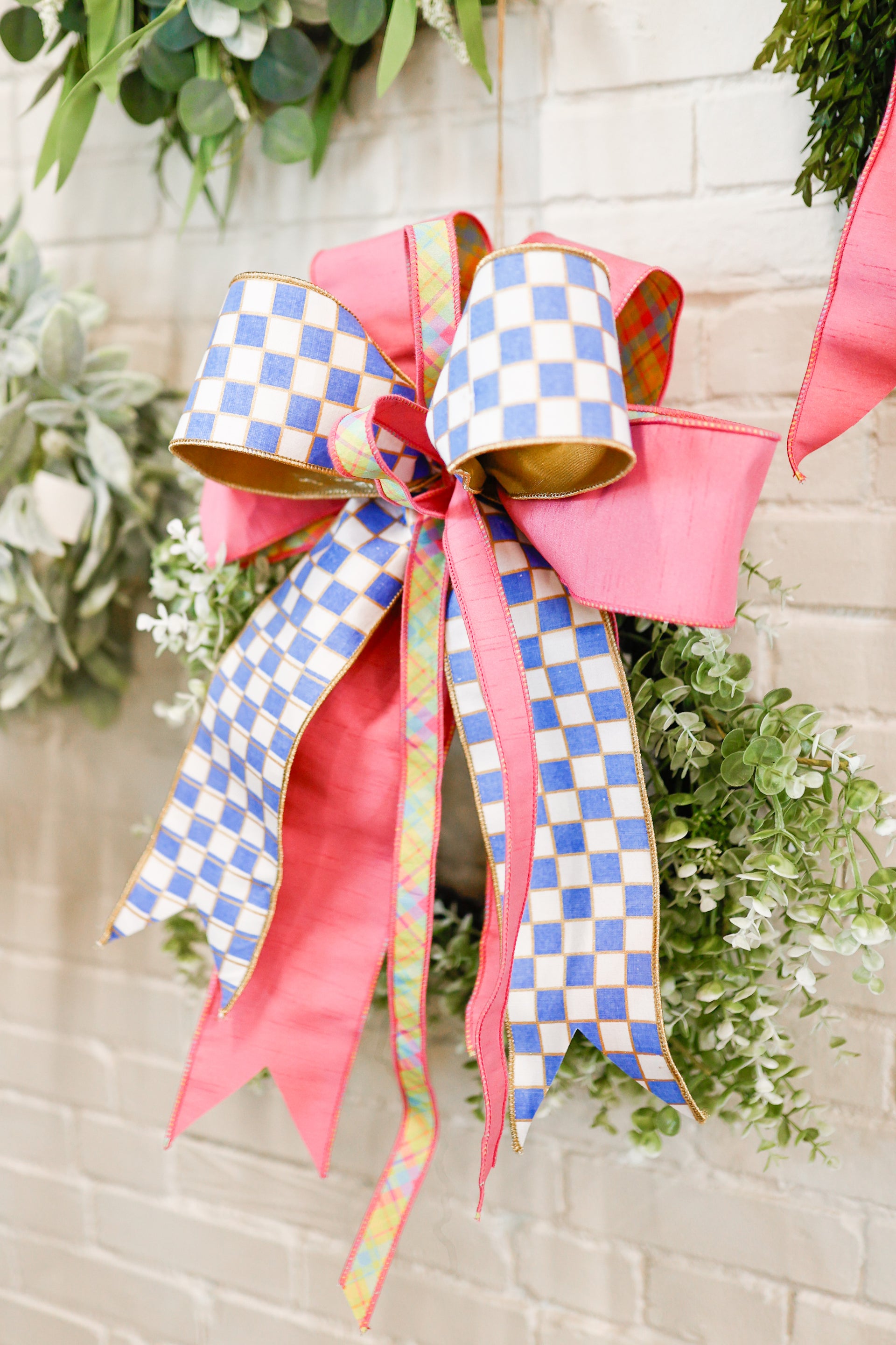 24in Twig Wreath-Sage Eucalyptus with Seeds
