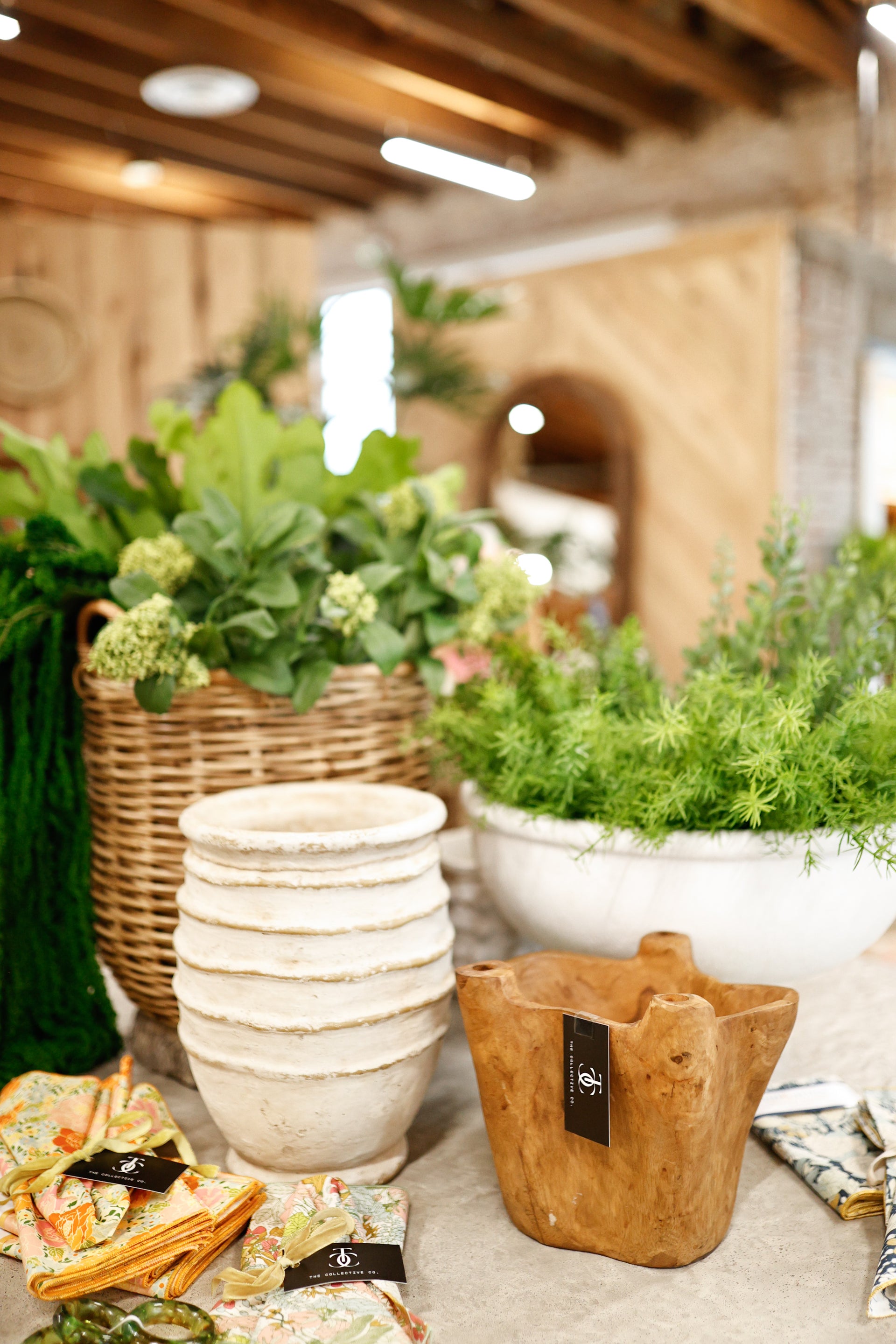 Decorative Brown Teak Wood Planter
