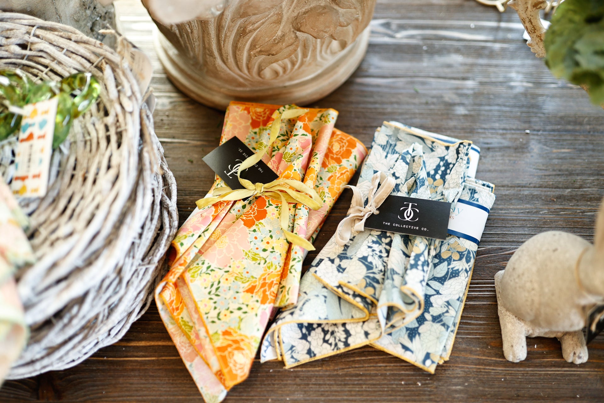 Marigold Cloth Napkins, set of four