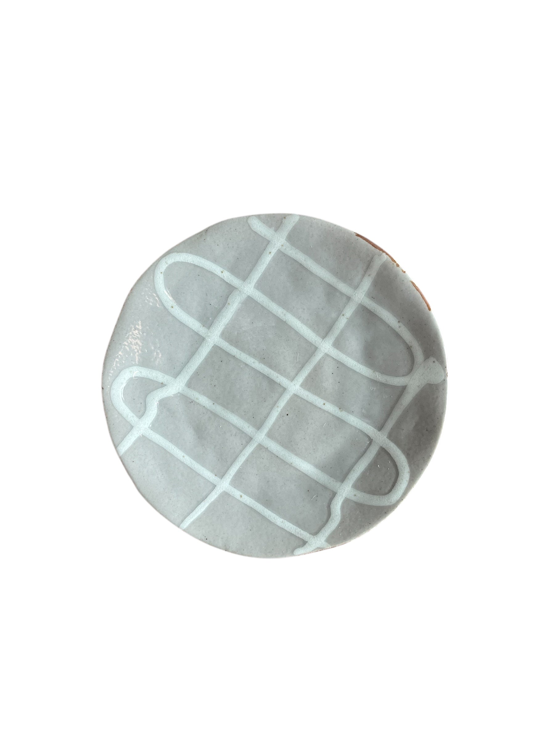 6" Round Stoneware Plate,