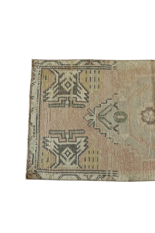 Vintage Mini Turkish Rug 17