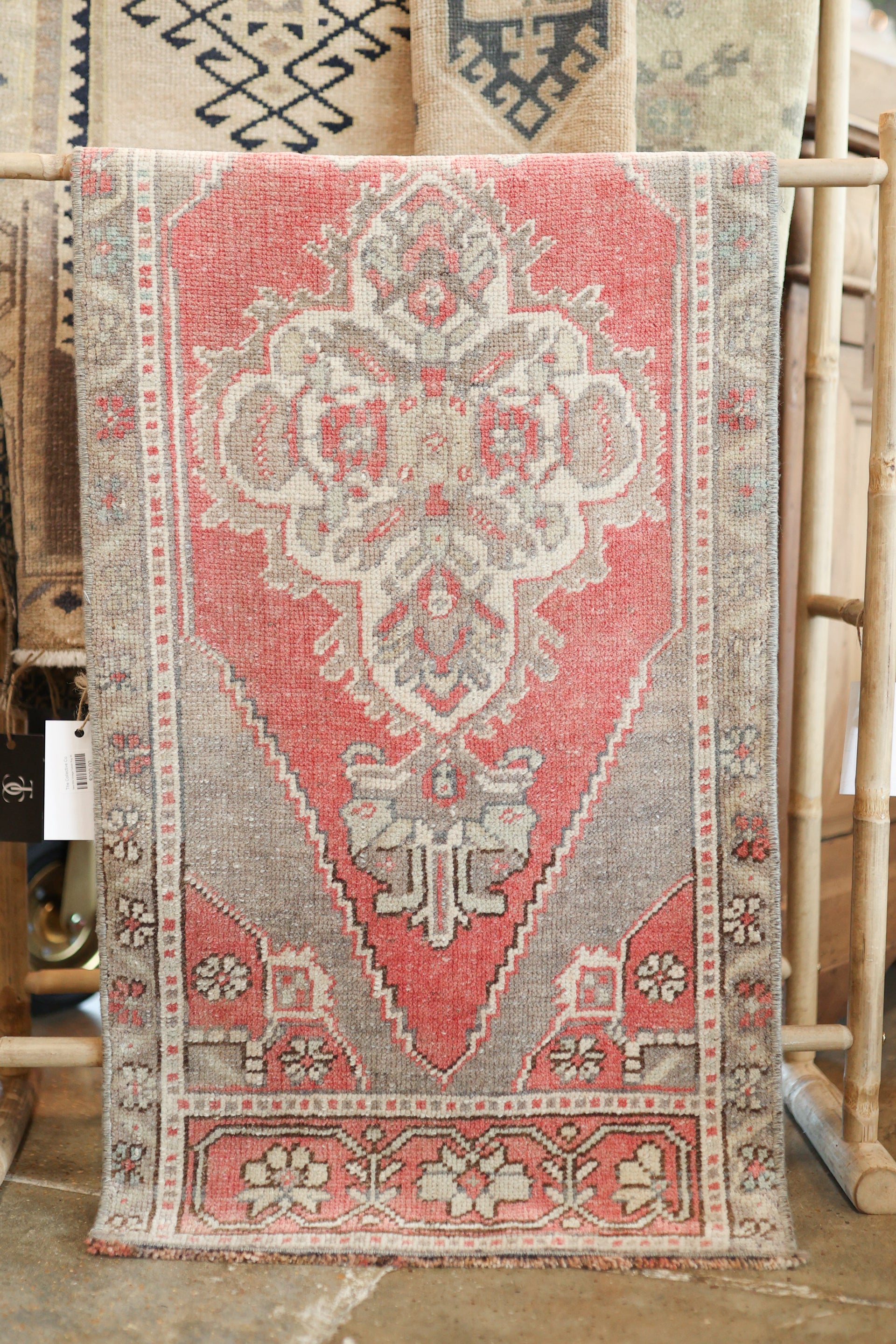 New Mini Vintage Turkish Rug 36