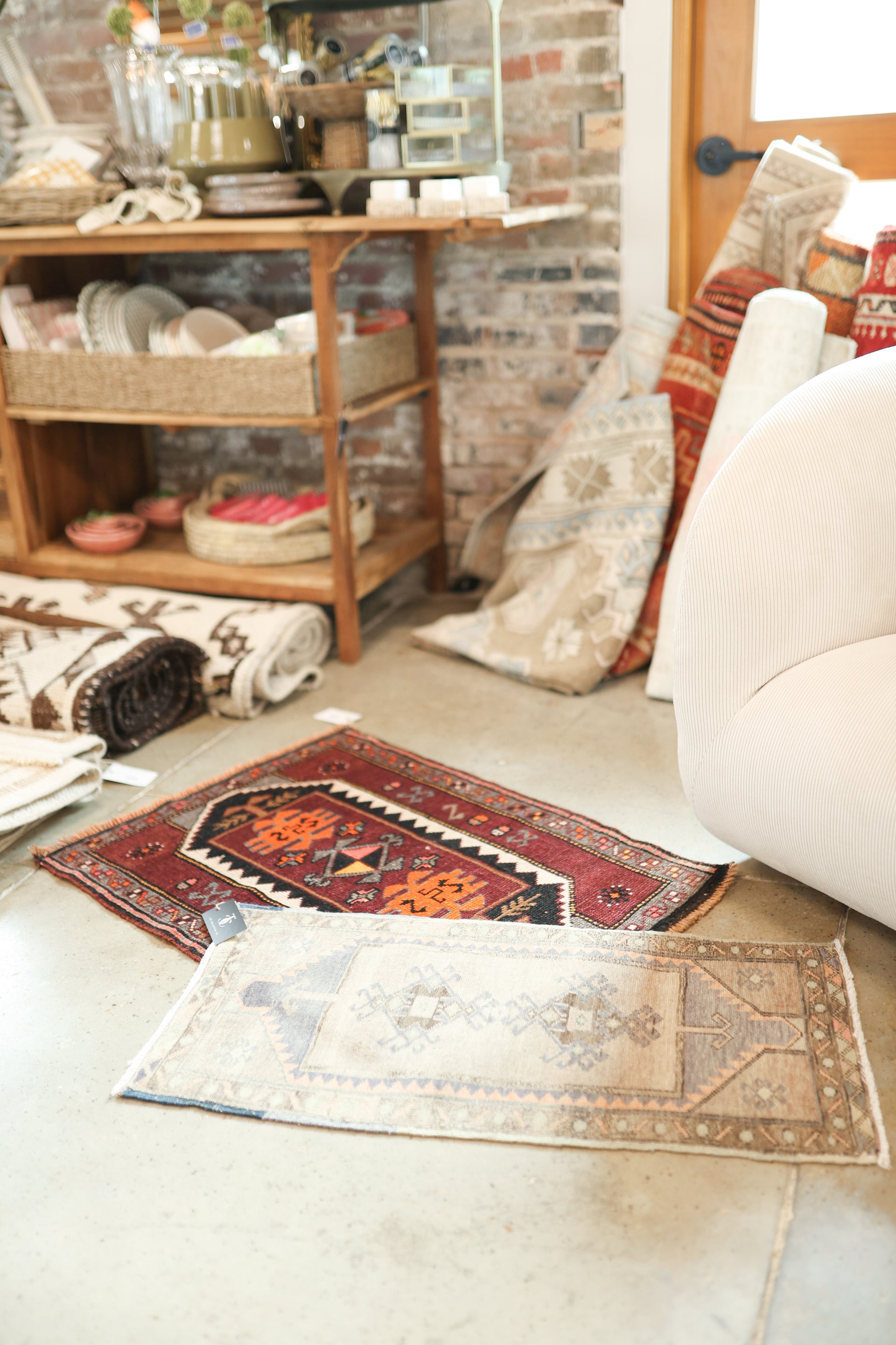 New Mini Vintage Turkish Rug 21