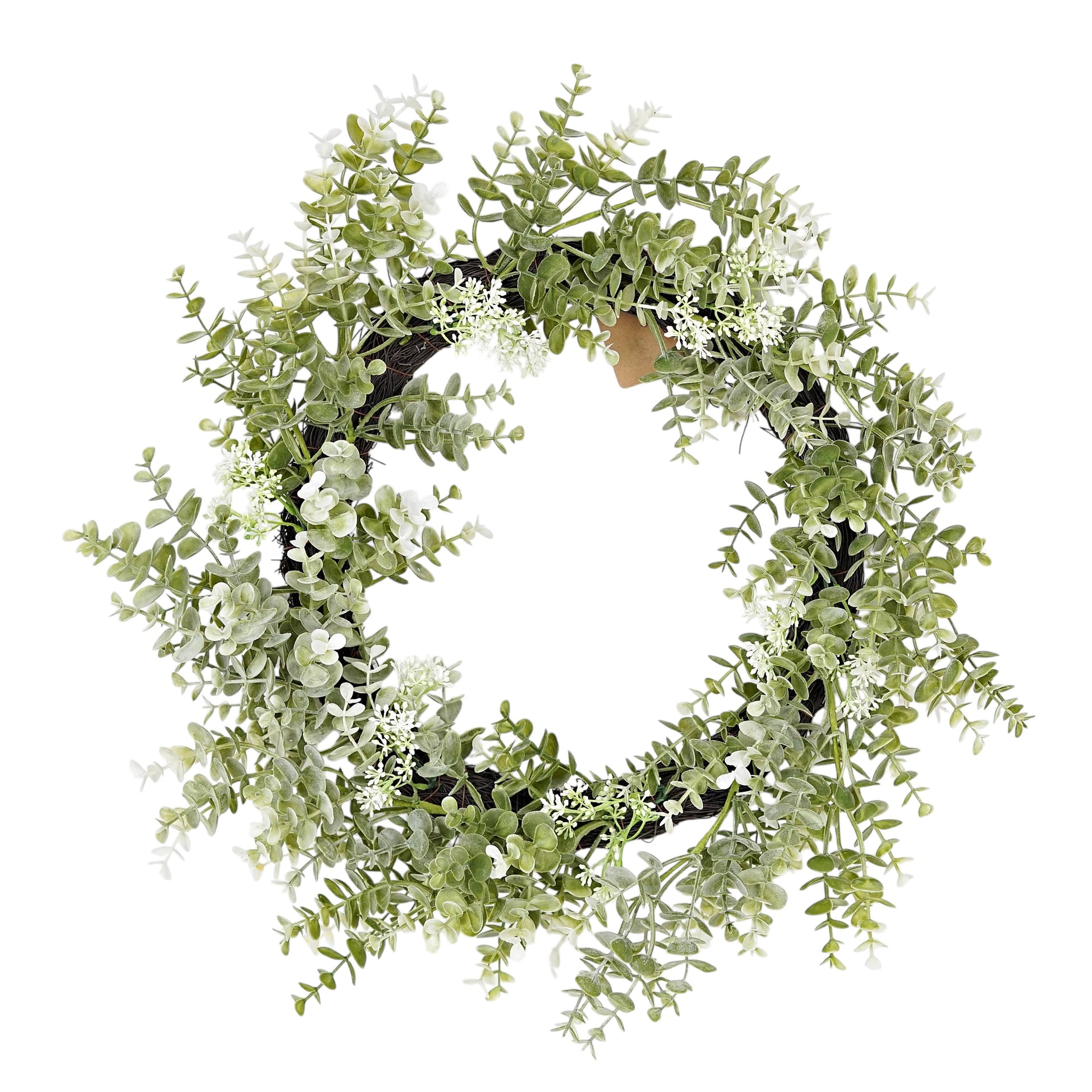 24in Twig Wreath-Sage Eucalyptus with Seeds