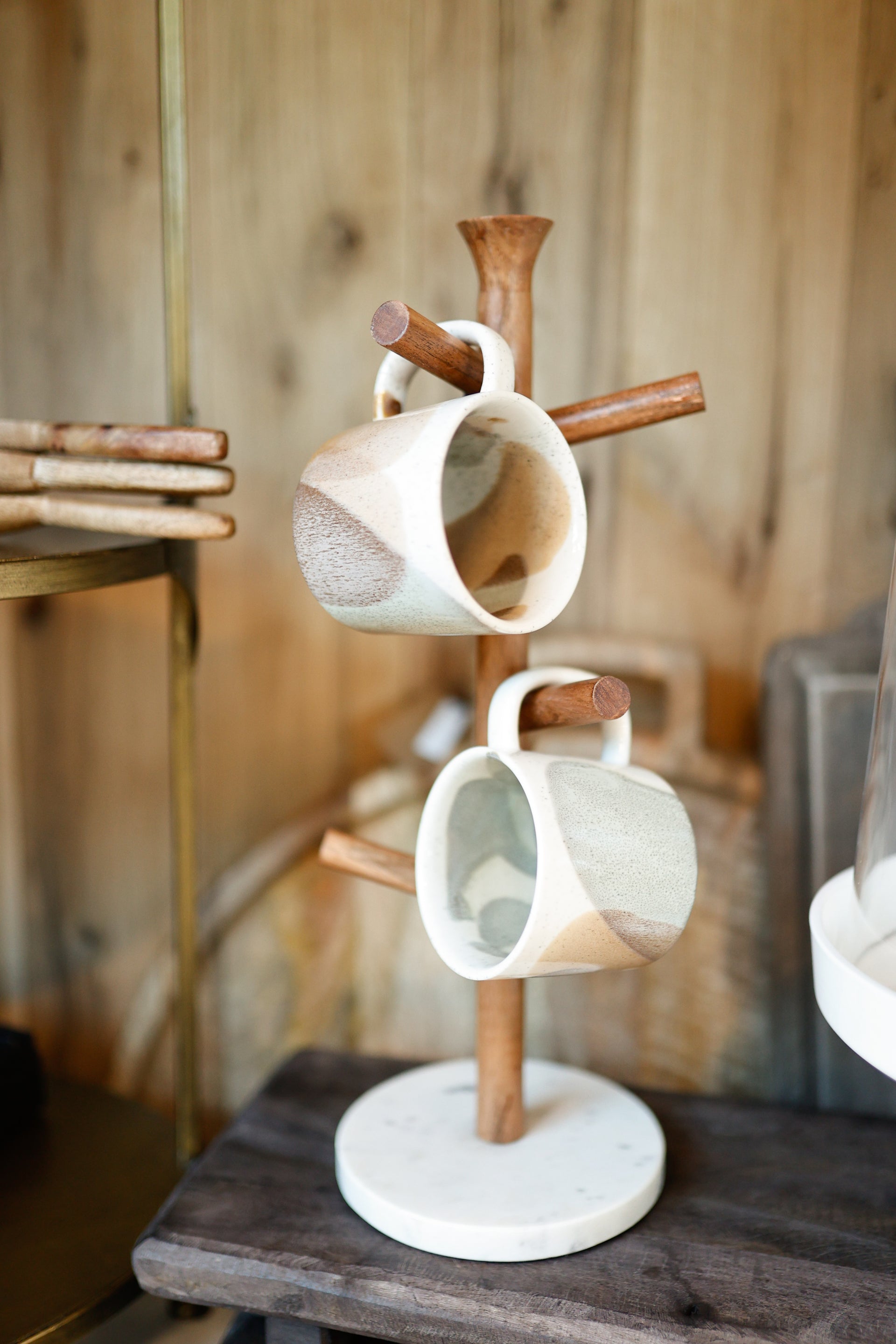 (Set of 2) 10 oz. Stoneware Mugs, Reactive Glaze (Each One Will Vary)