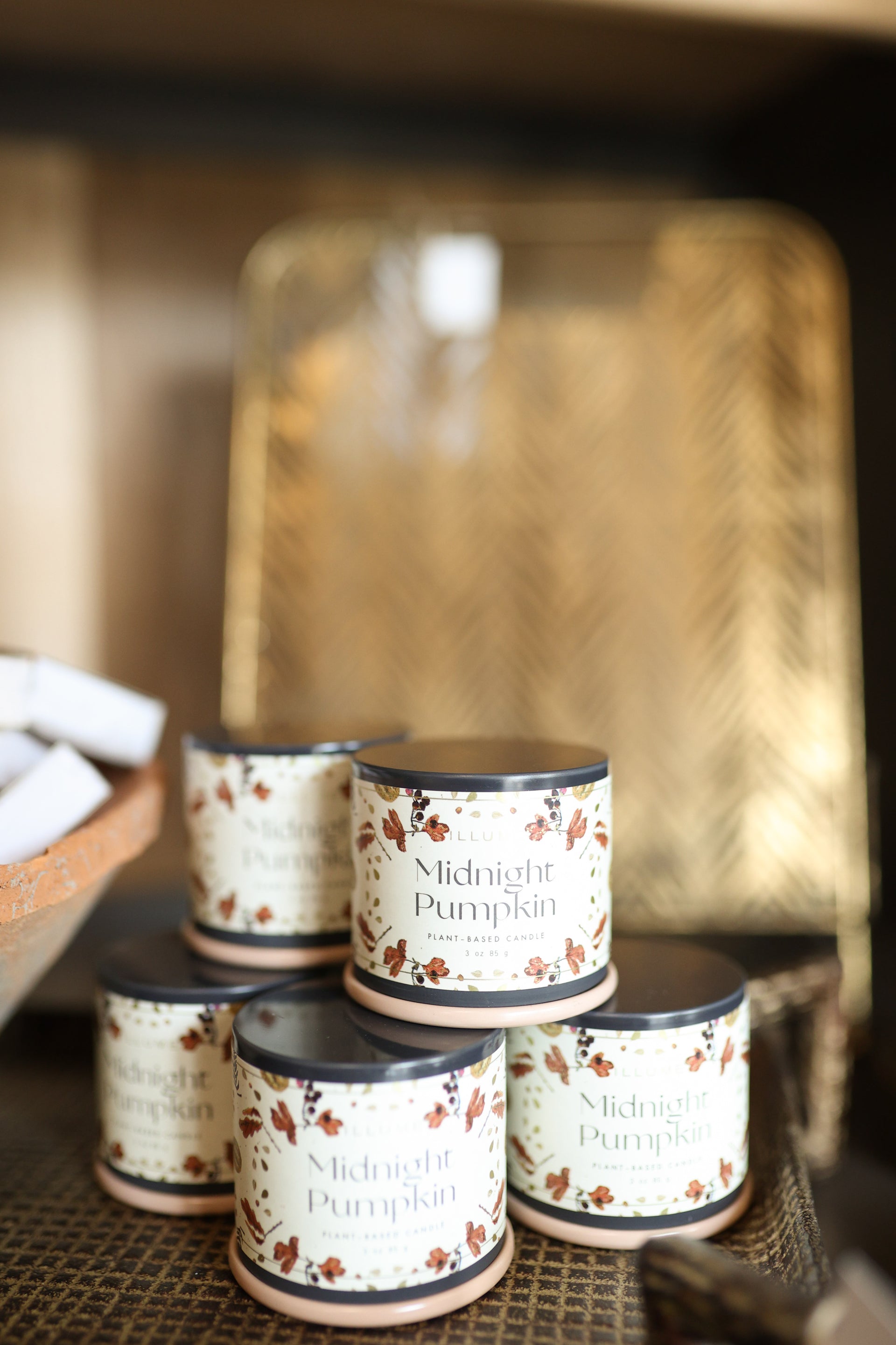 Midnight Pumpkin Vanity Tin Candle