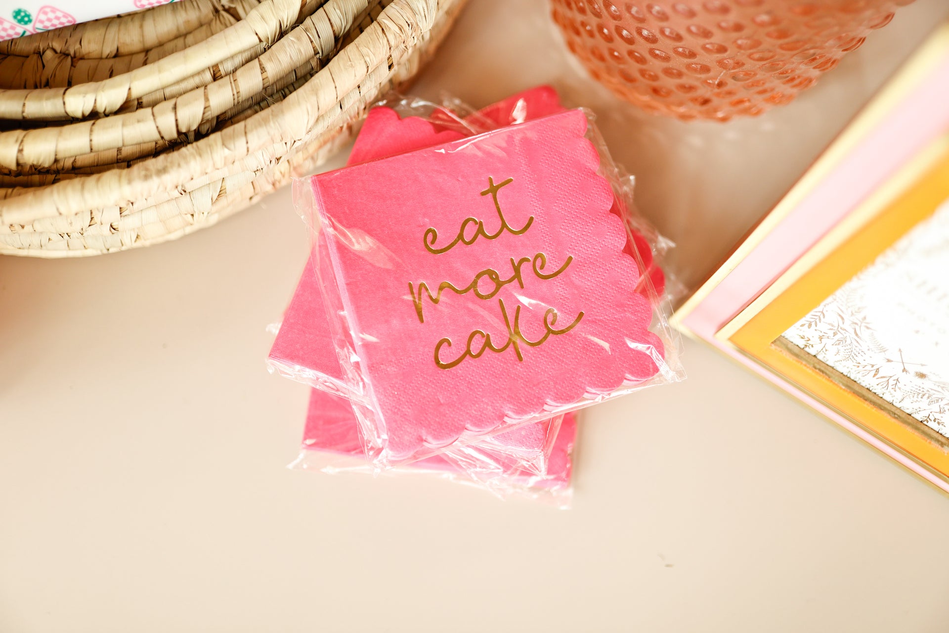 Eat More Cake Paper Napkins
