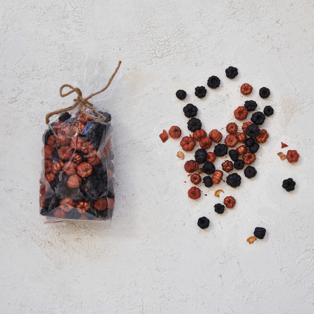 Dried Pumpkin Mix (orange and black)