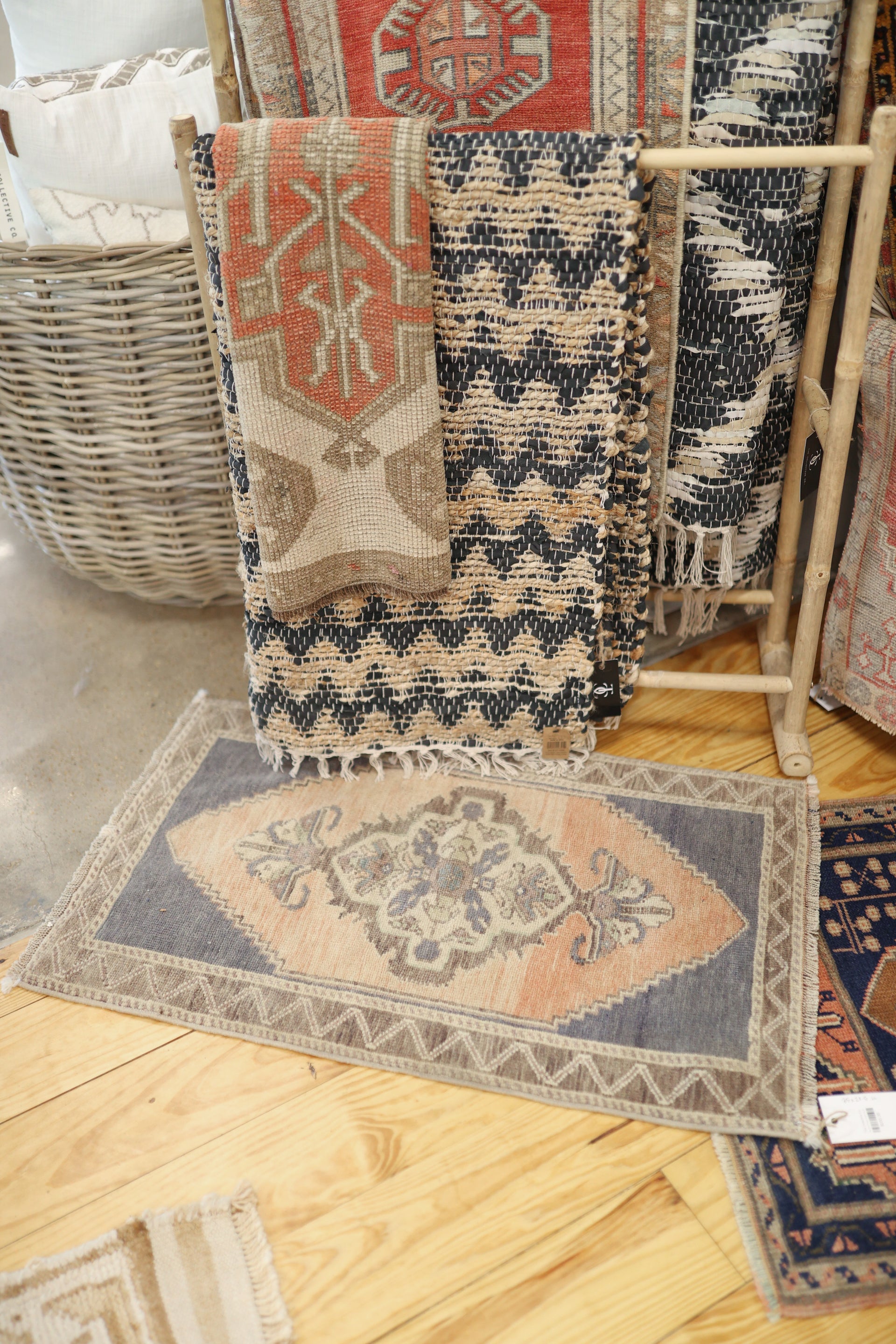 New Mini Vintage Turkish Rug 32