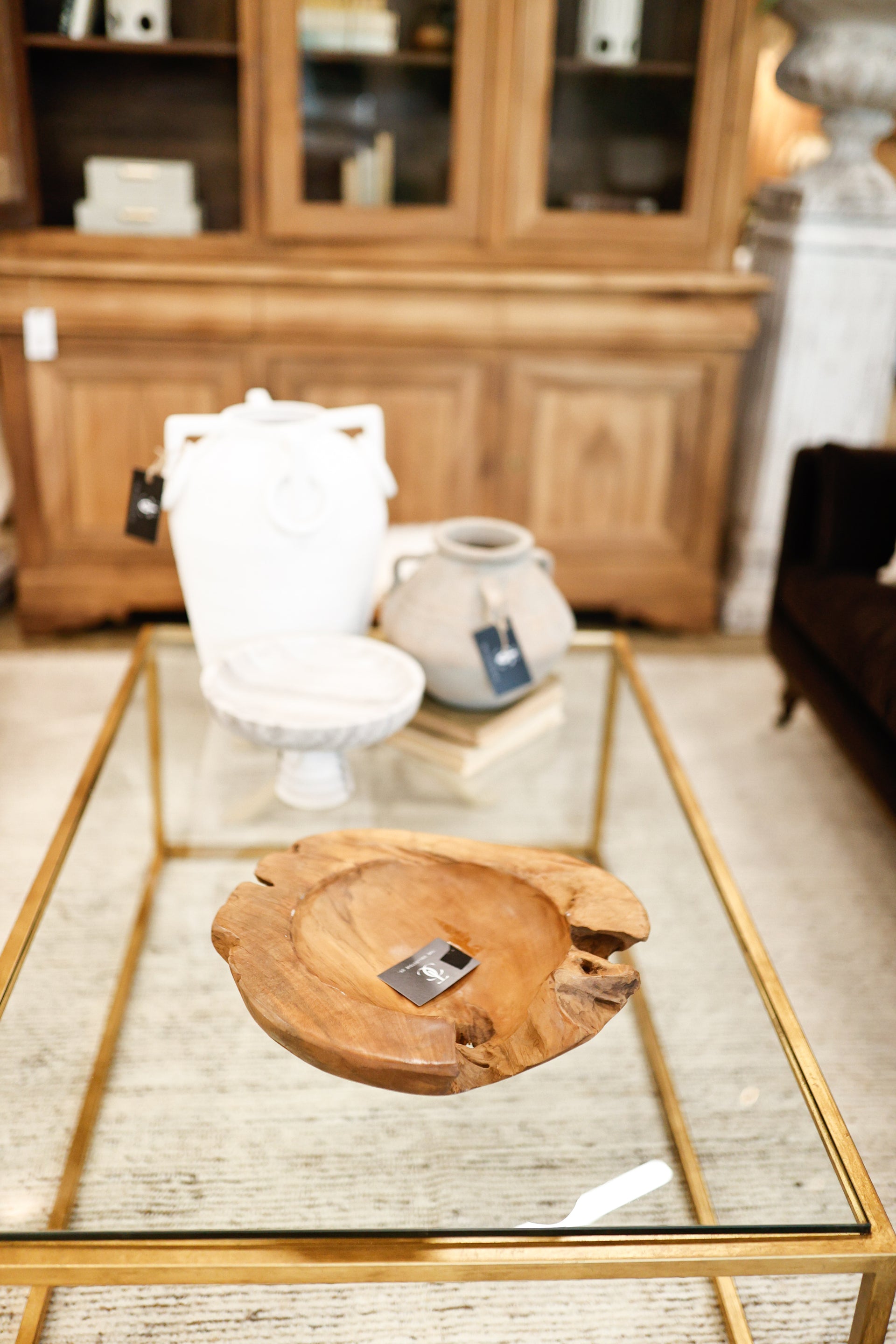 Aisling Decorative Teak Bowl