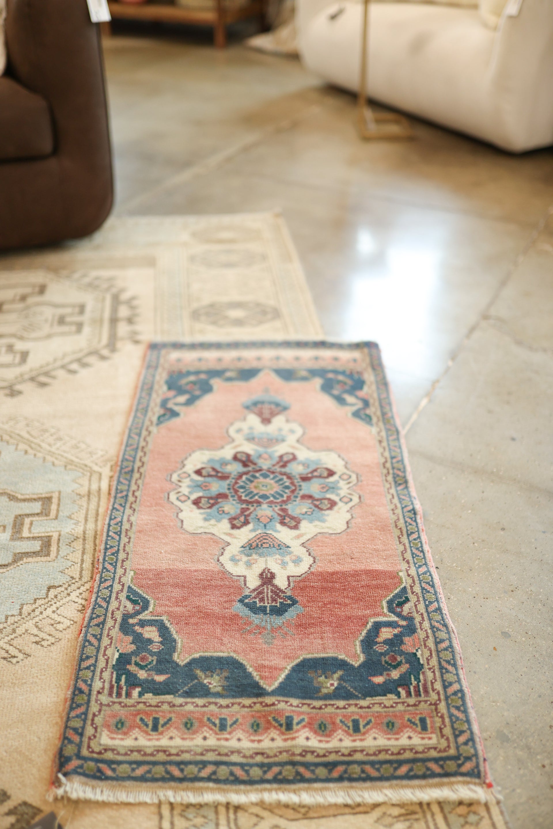 New Mini Vintage Turkish Rug 30