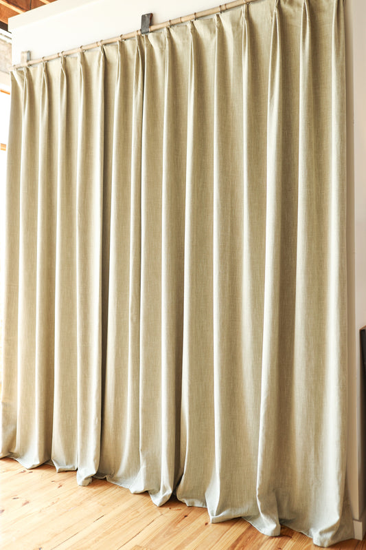 52" X 108" Drapes - Deep Beige Linen
