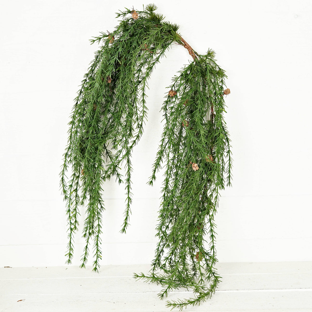 511702- 6ft Swag Arch Garland-Evergreen Drippng Cypress w. B