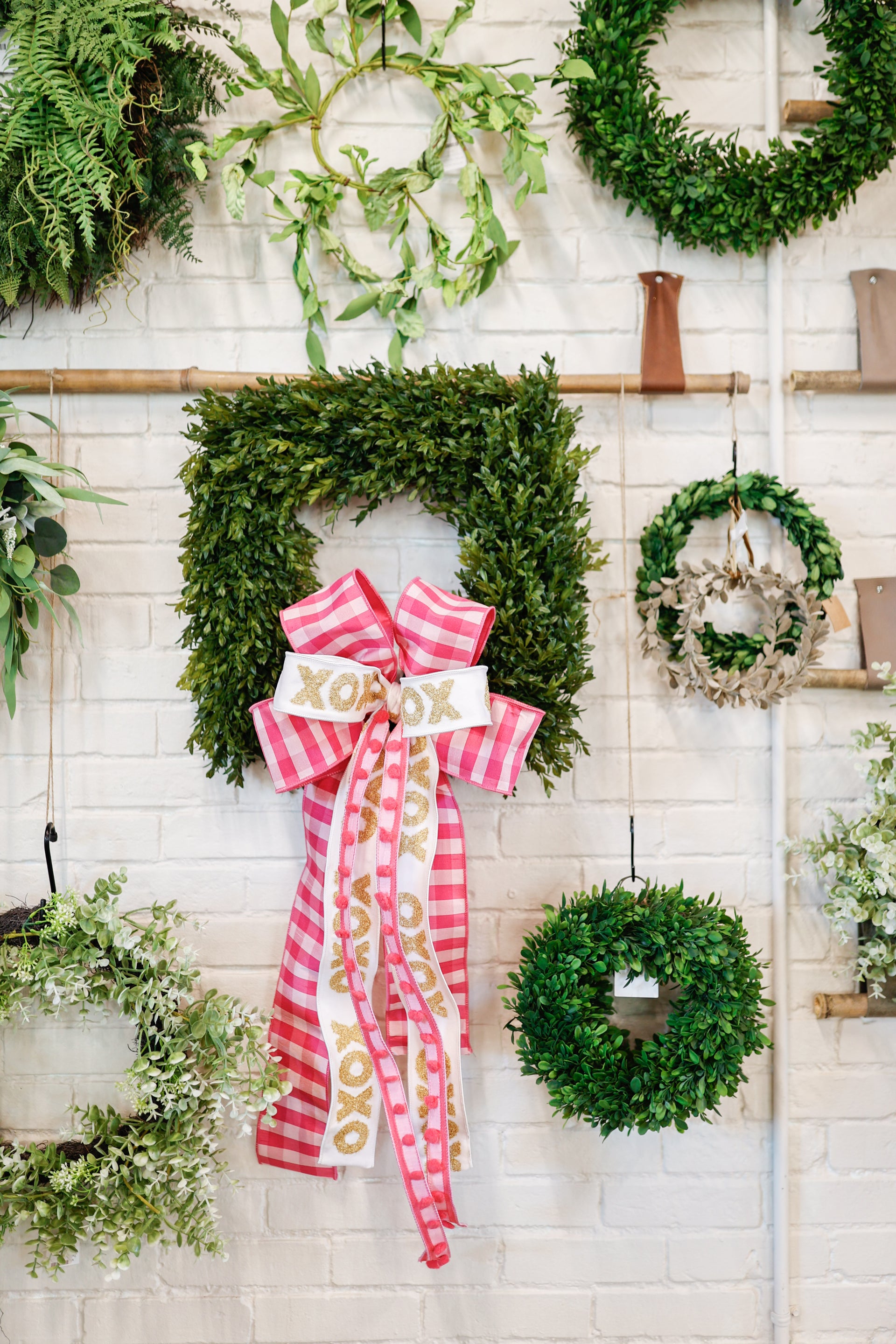 18" Square Tea Leaf Wreath