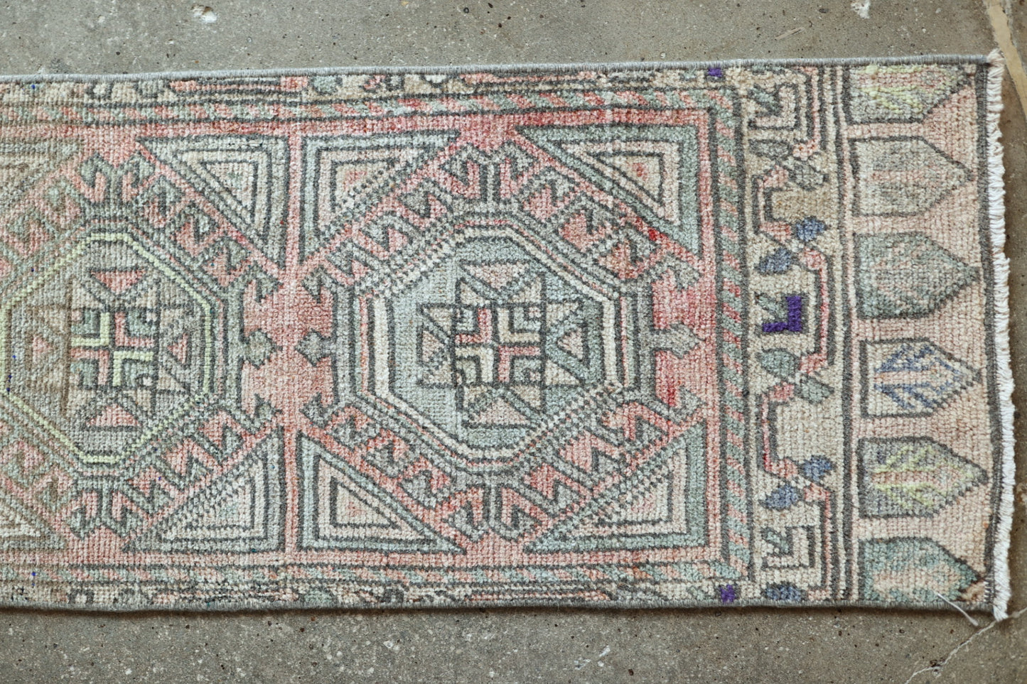 Vintage Mini Turkish Rug 1