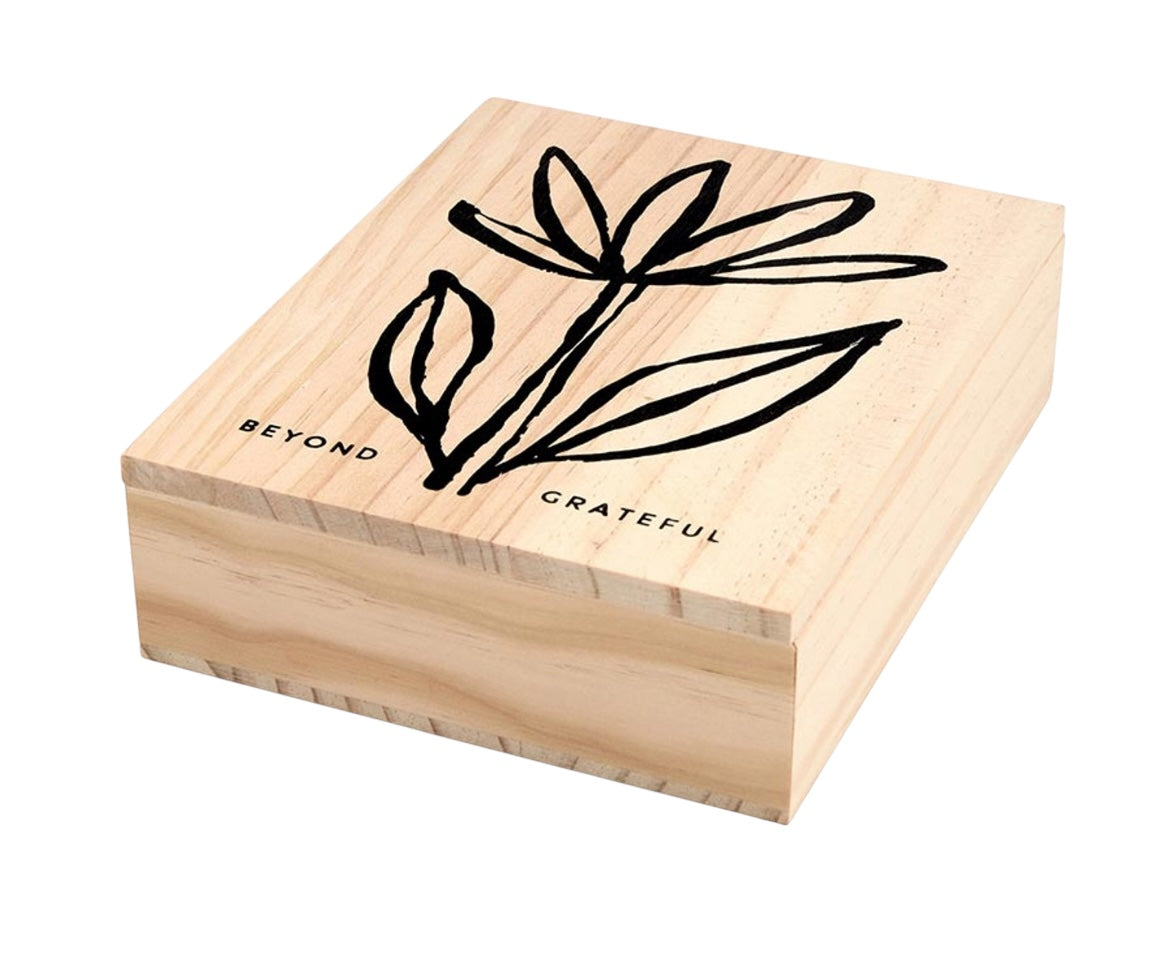 Thank You Cards Wood Box Set