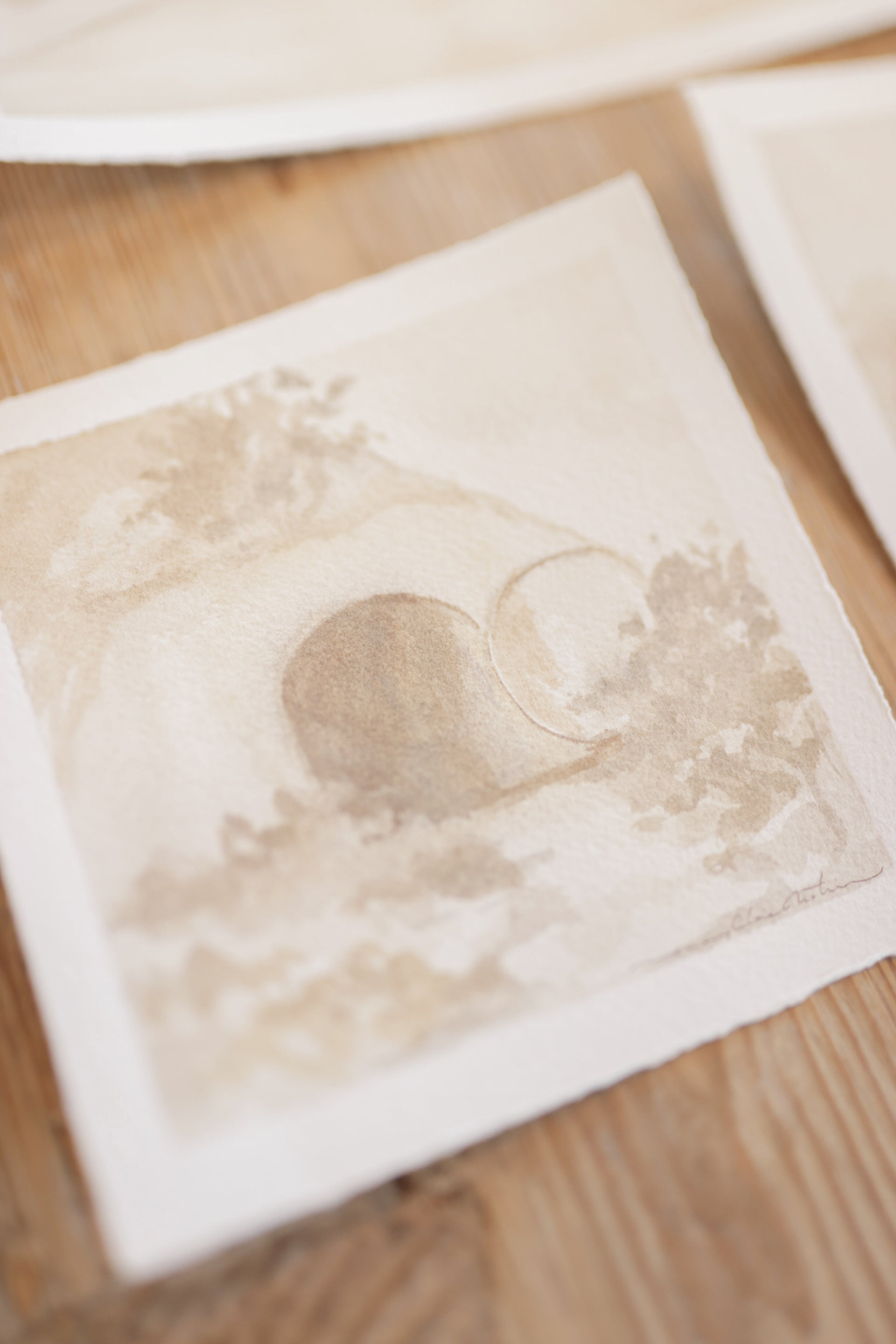 The Tomb Was Empty - Art By Mary Claire 5” x 5” (Each One Will Differ, not framed)