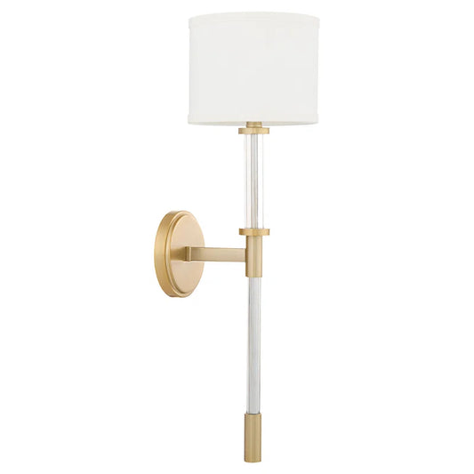 Aged Brass Wall Sconce