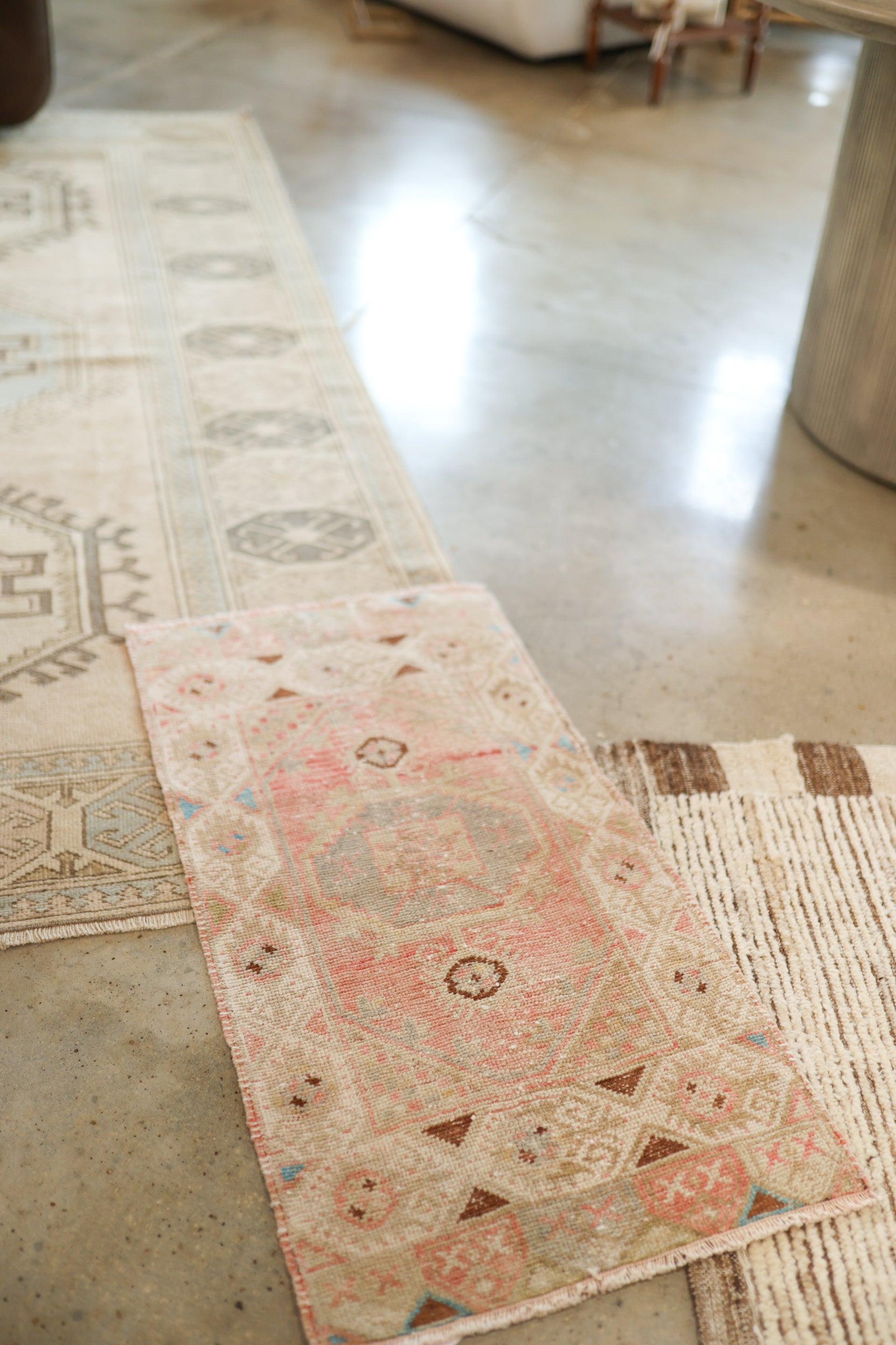 New Mini Vintage Turkish Rug 25