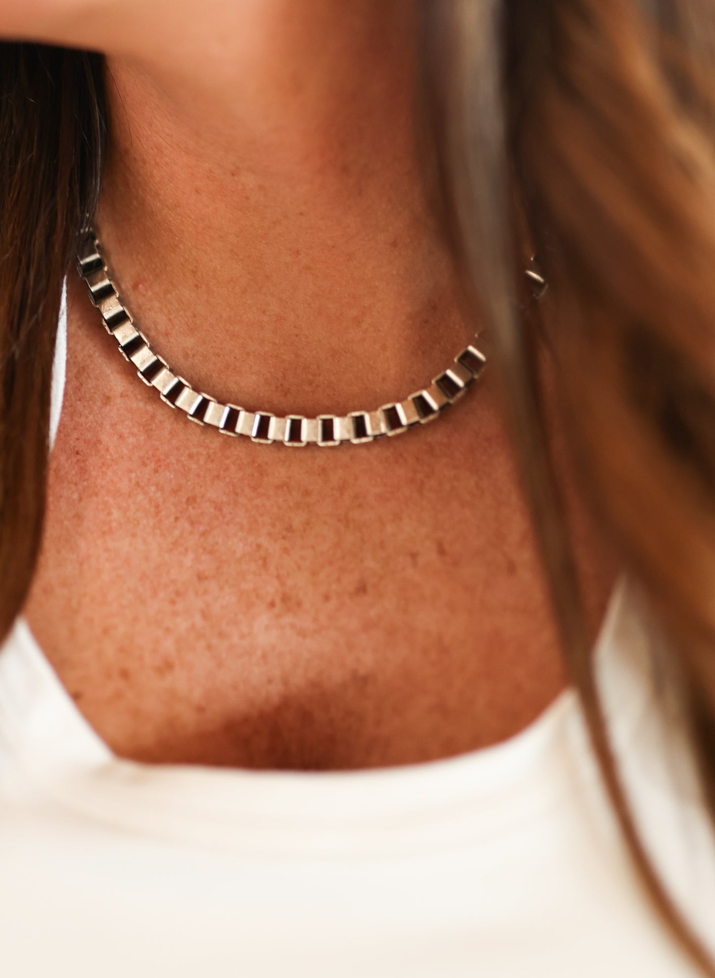 Silver Link Necklace