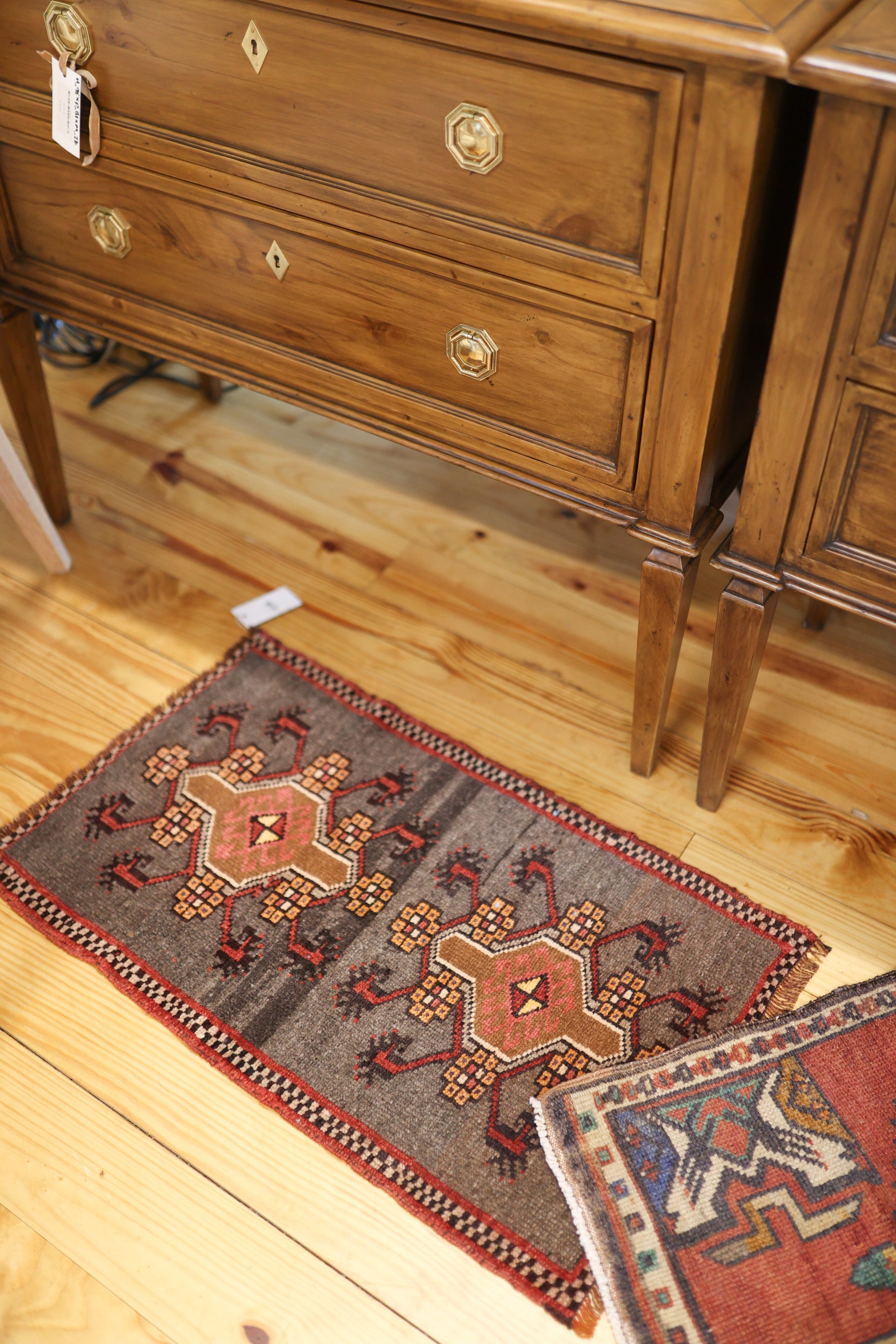 New Mini Vintage Turkish Rug 11
