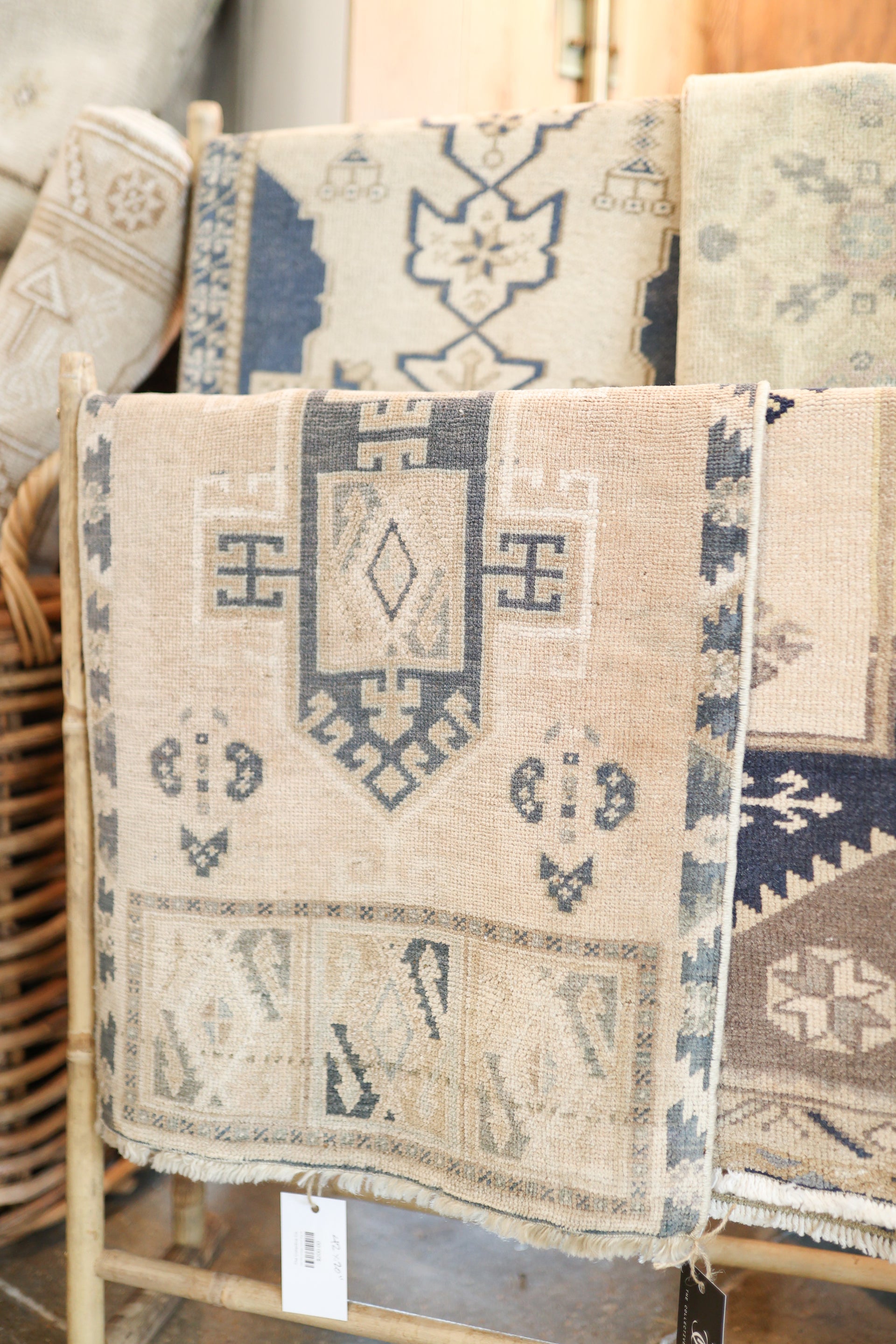 New Mini Vintage Turkish Rug 6