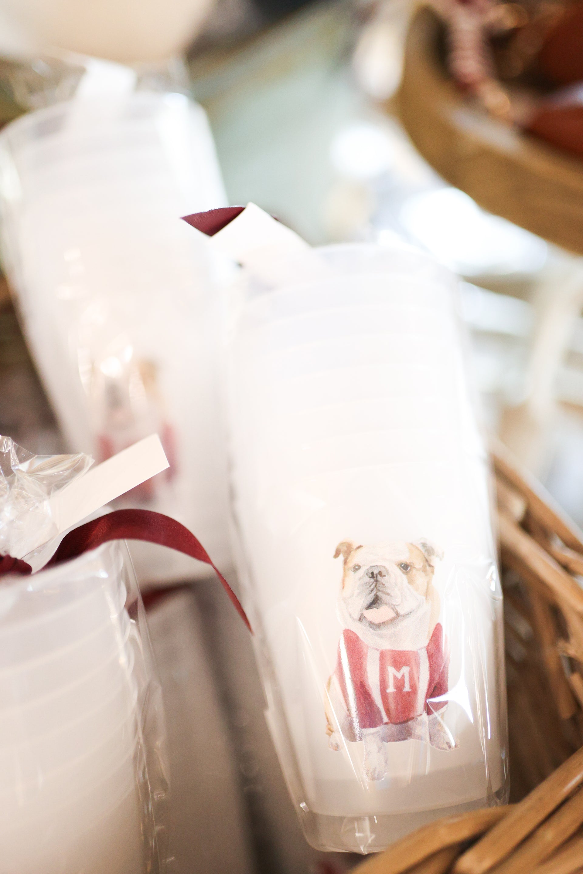 Frosted Cup - Maroon Bulldog
