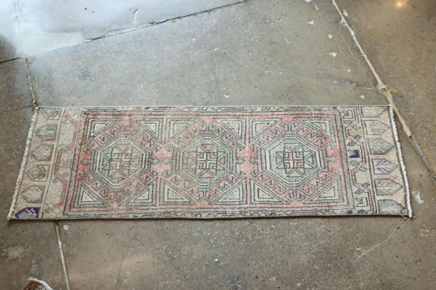 Vintage Mini Turkish Rug 1