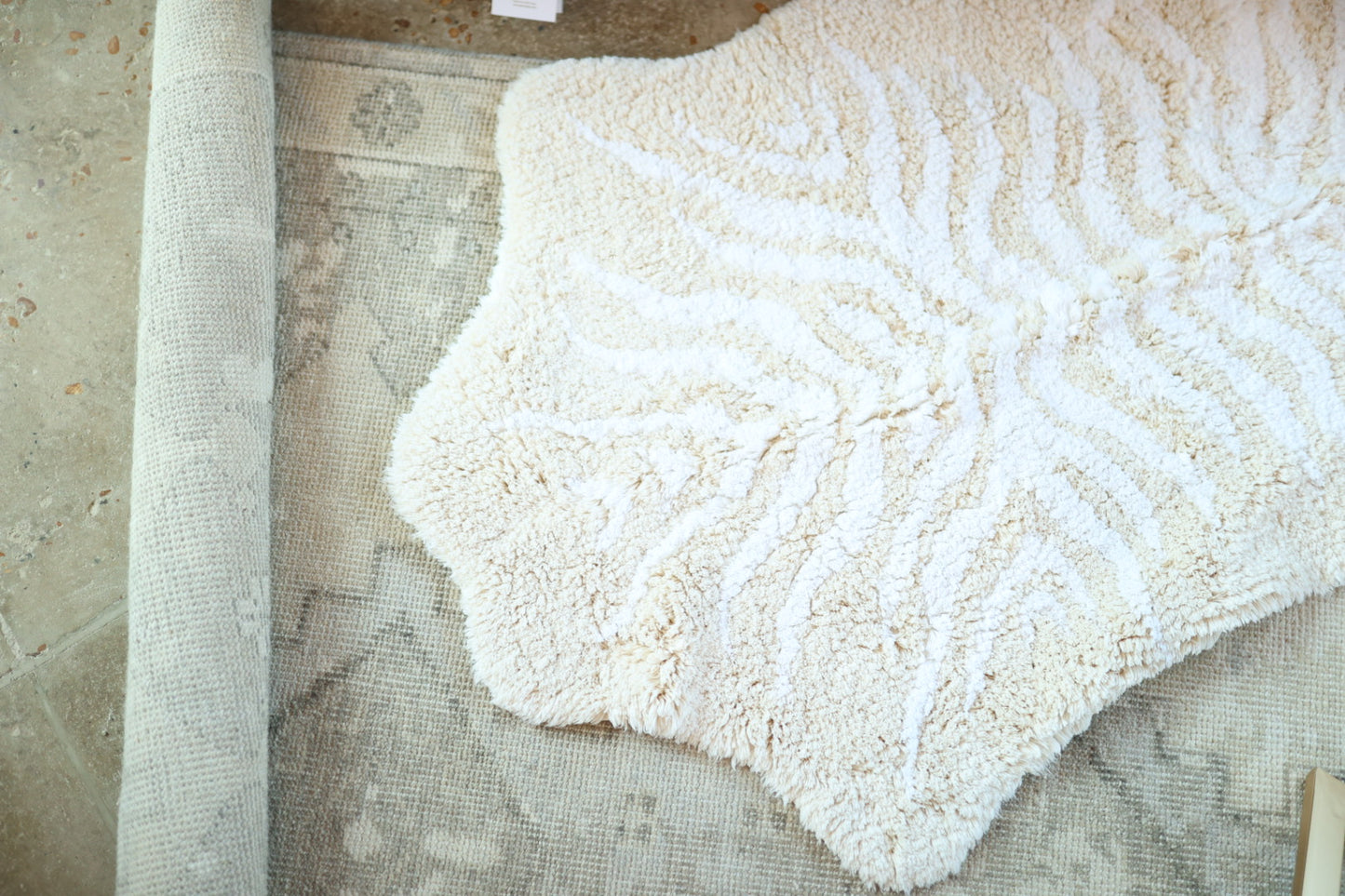 Mountain Zebra Bath Rug