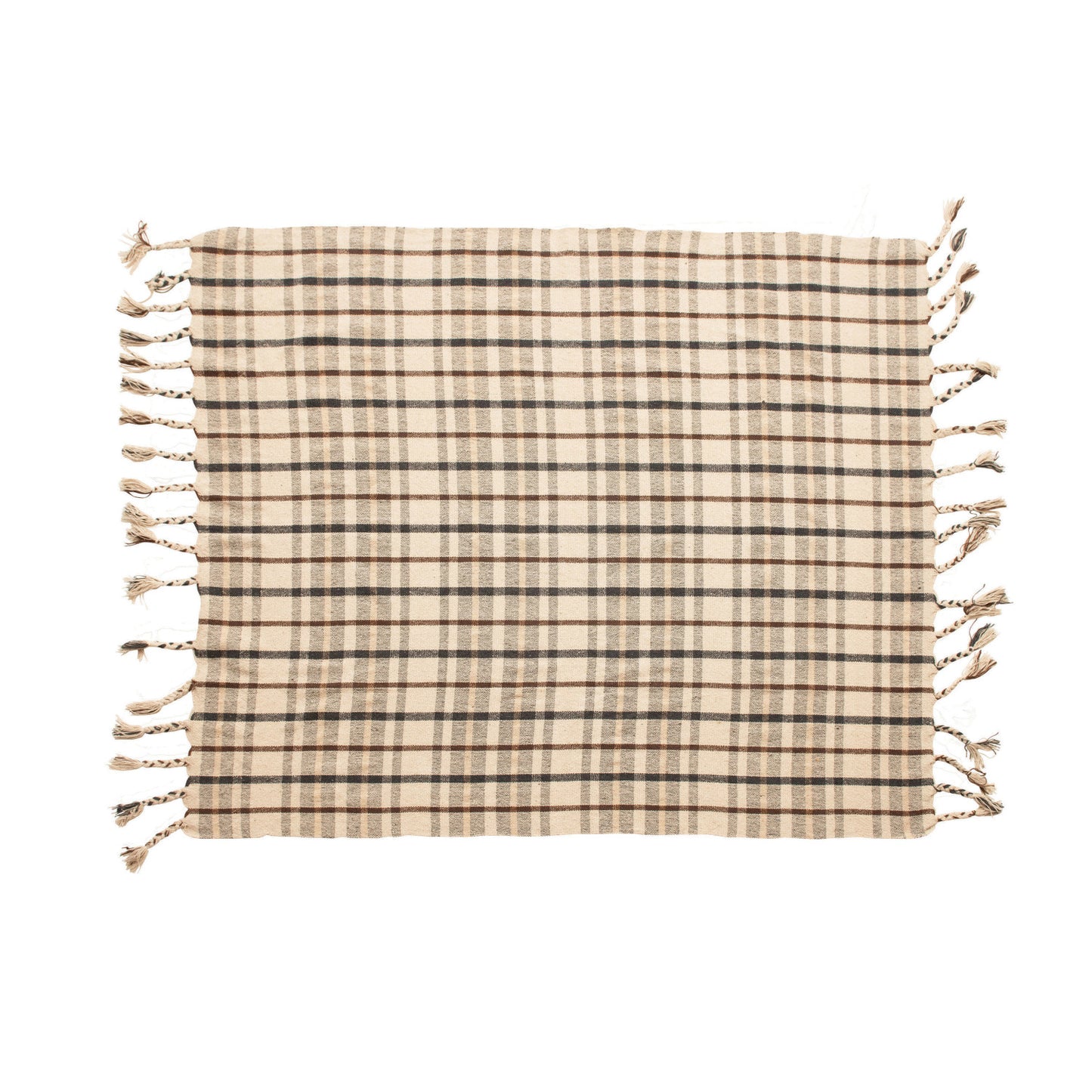 60"L x 50"W Recycled Cotton Throw