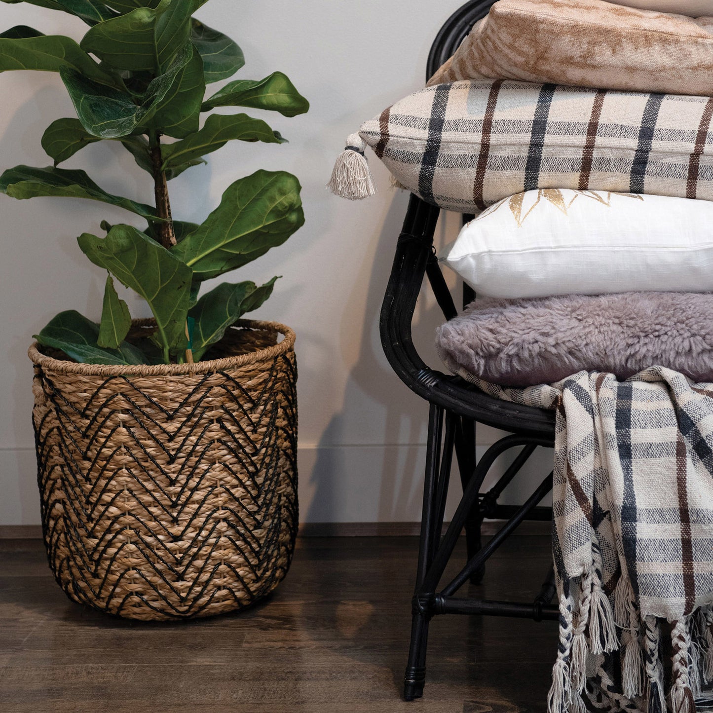 60"L x 50"W Recycled Cotton Throw