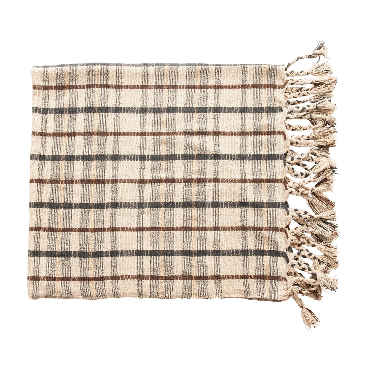60"L x 50"W Recycled Cotton Throw