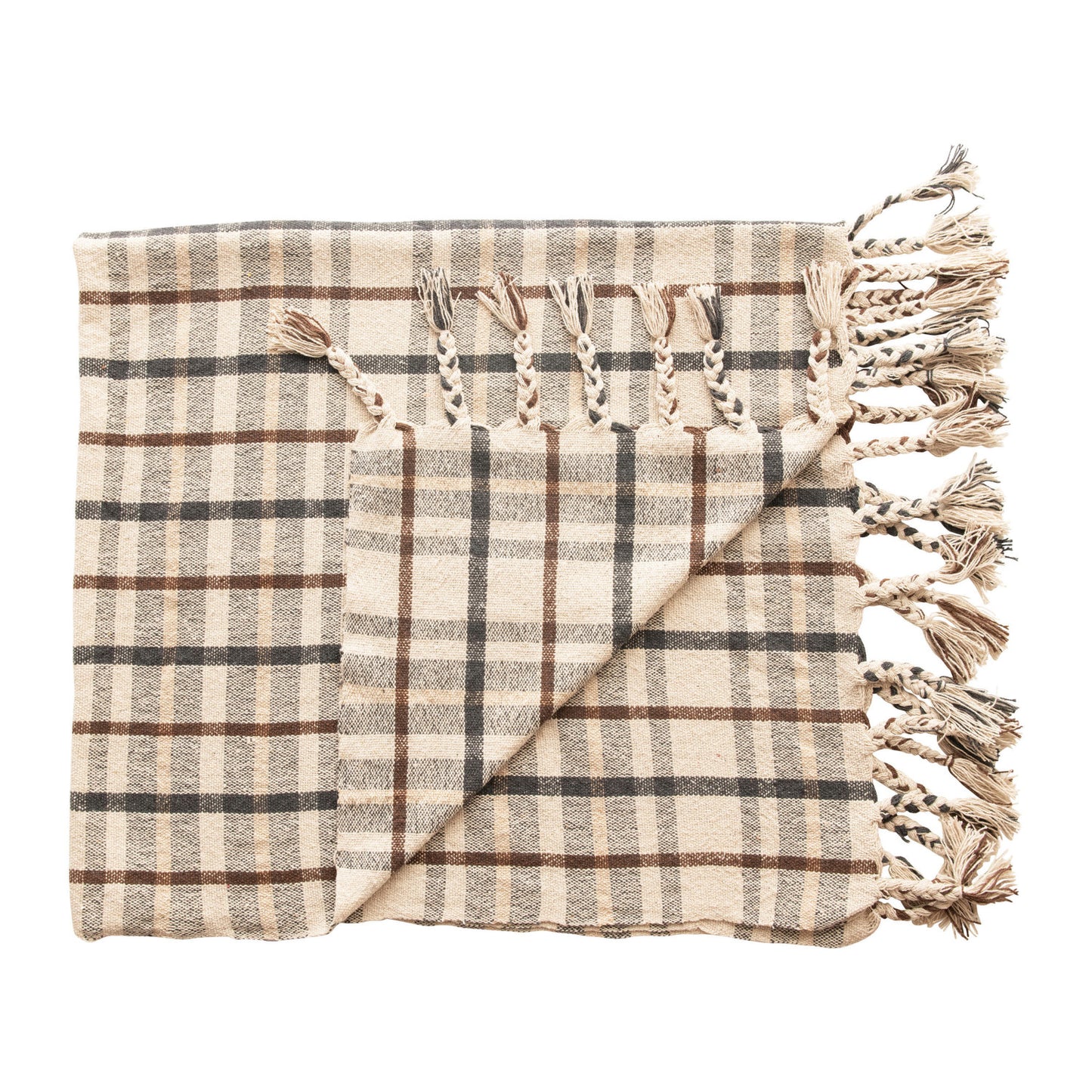 60"L x 50"W Recycled Cotton Throw