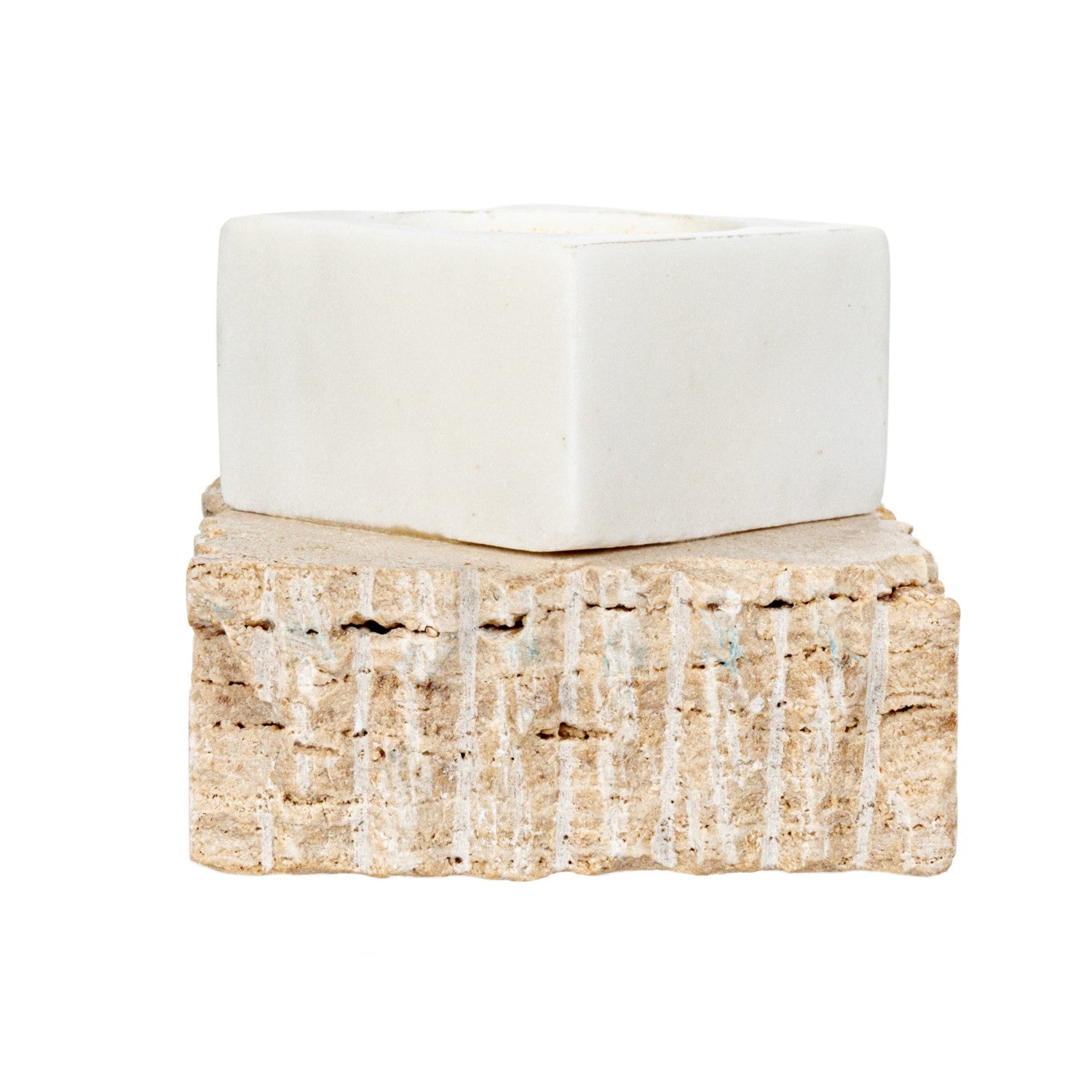 Marble and Stone Candlestick/Votive Holder