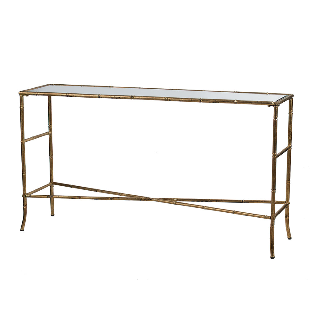 Antique Gold Console Table