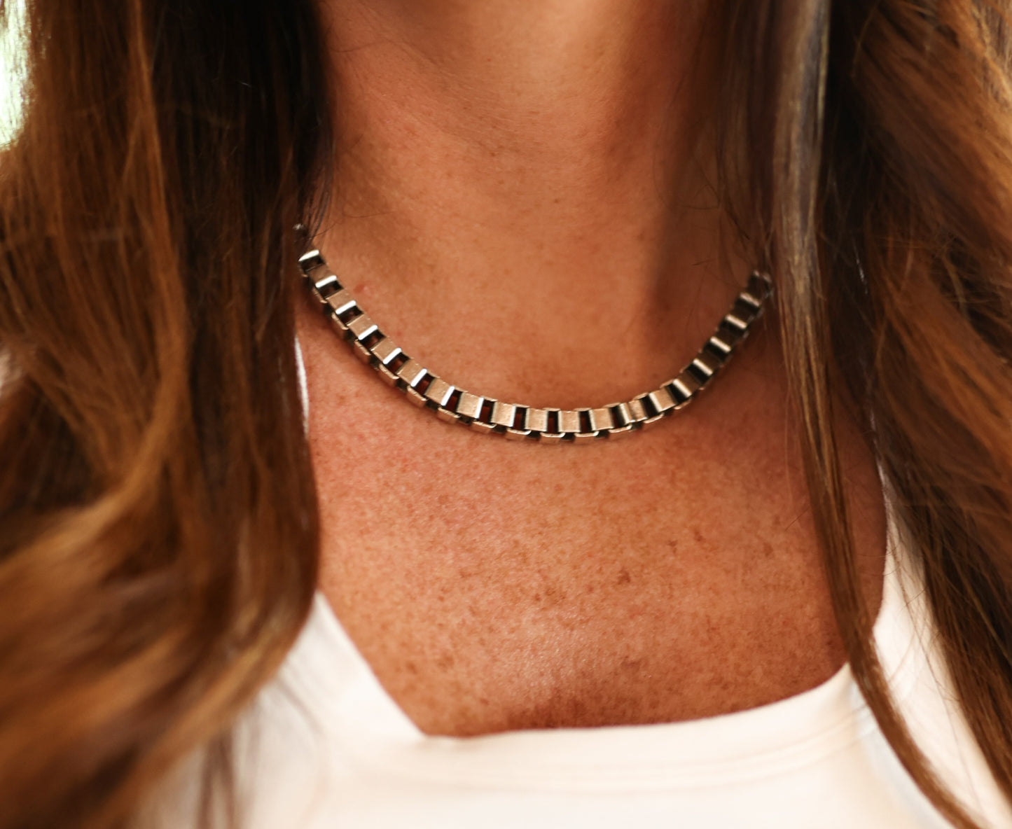 Silver Link Necklace