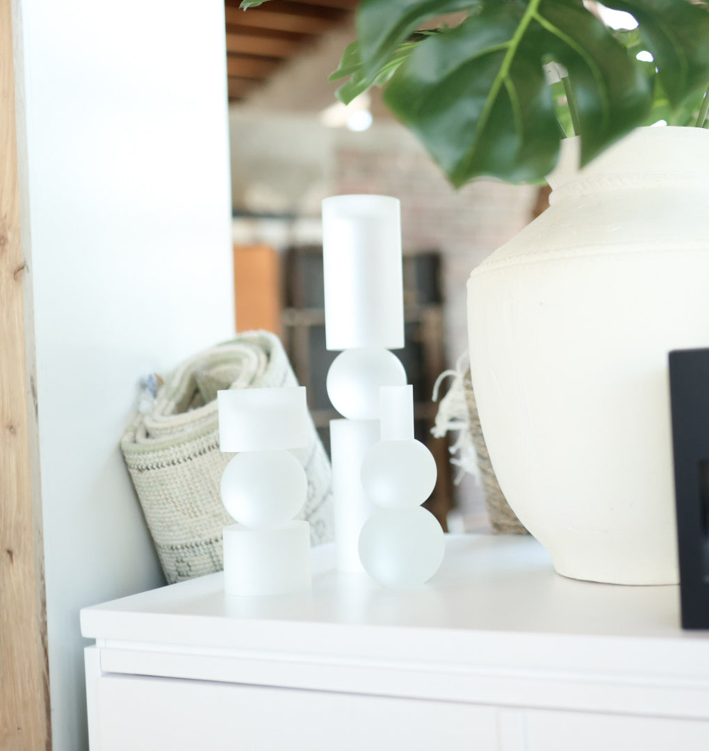 Palisade Small Glass Candle Holder