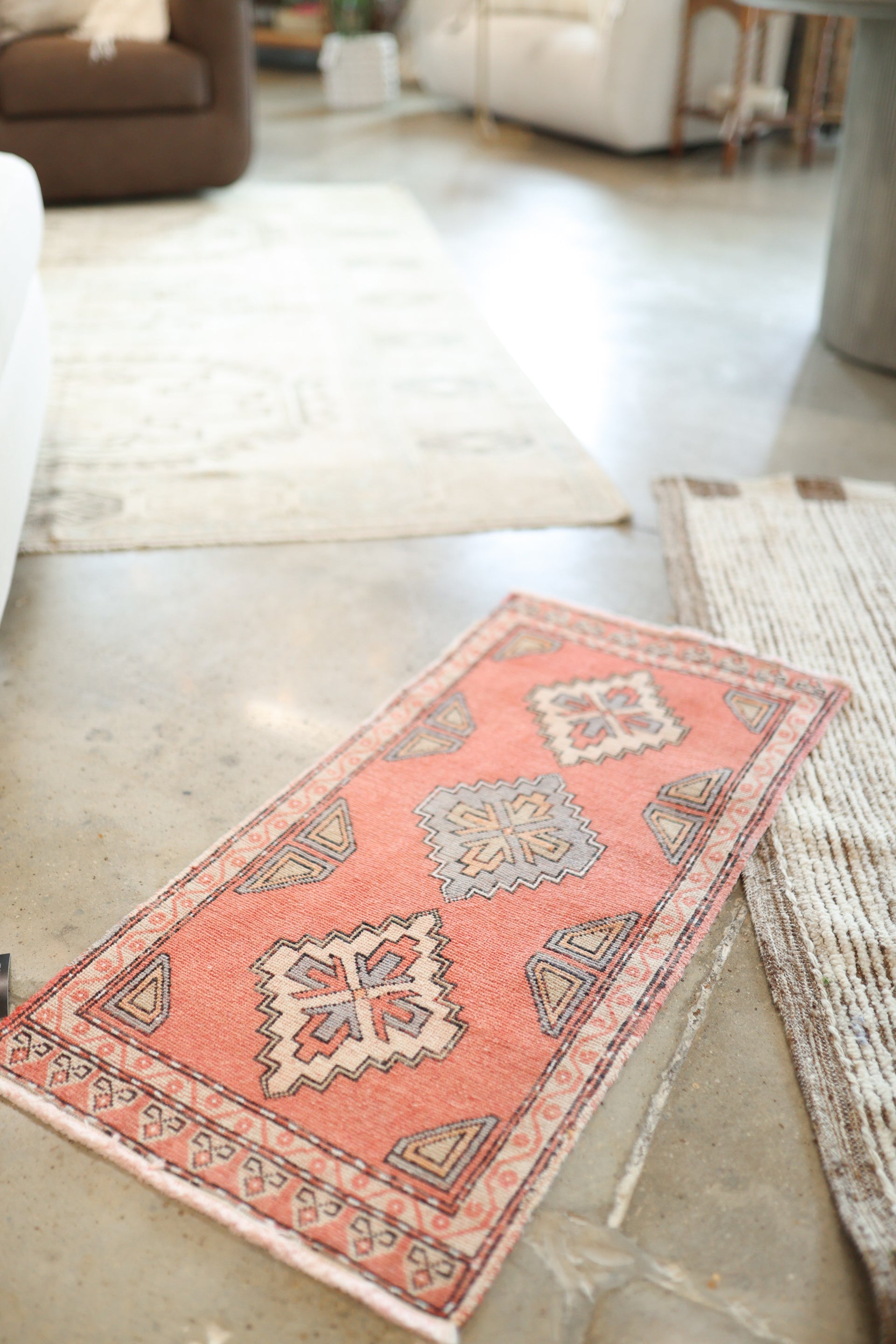 New Mini Vintage Turkish Rug 3