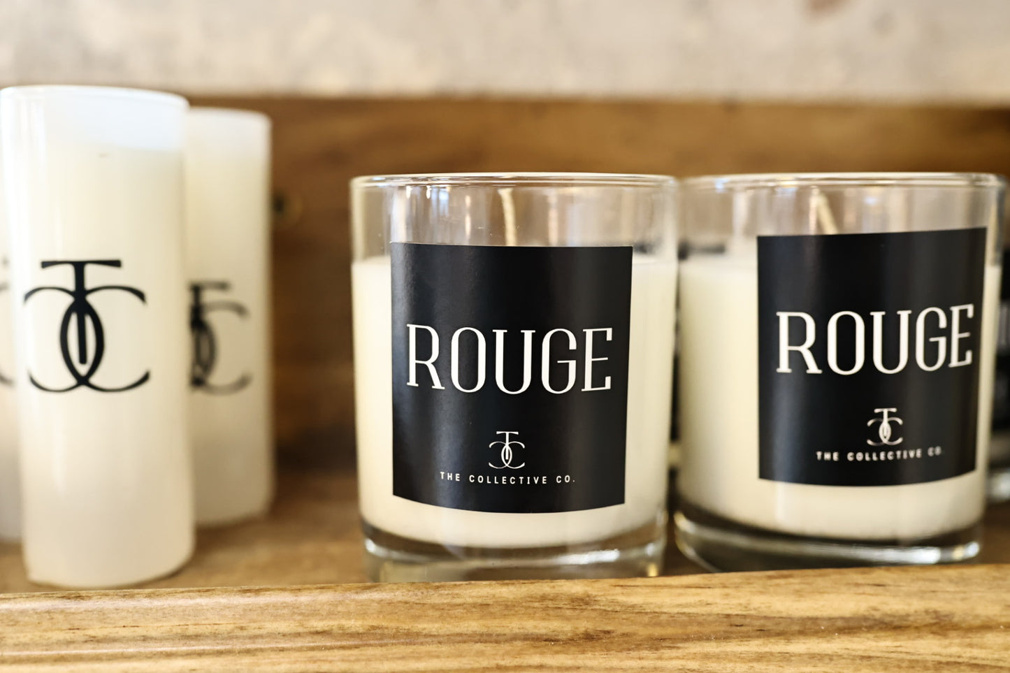 Rouge - Clear Candle 6 oz.