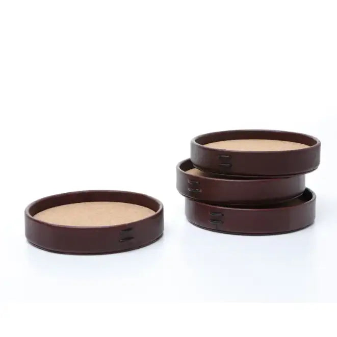 Leather Coaster Set