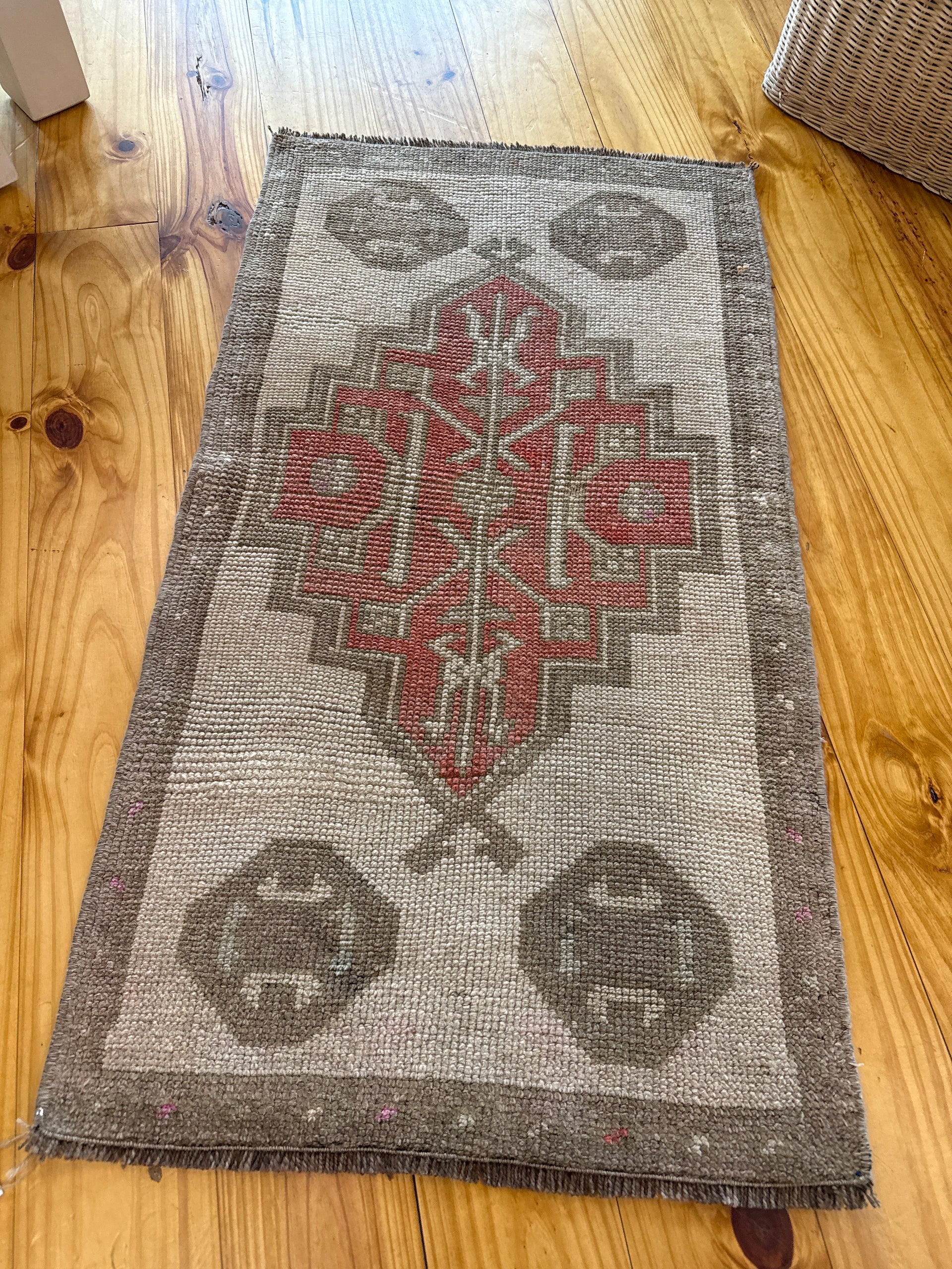 New Mini Vintage Turkish Rug 41
