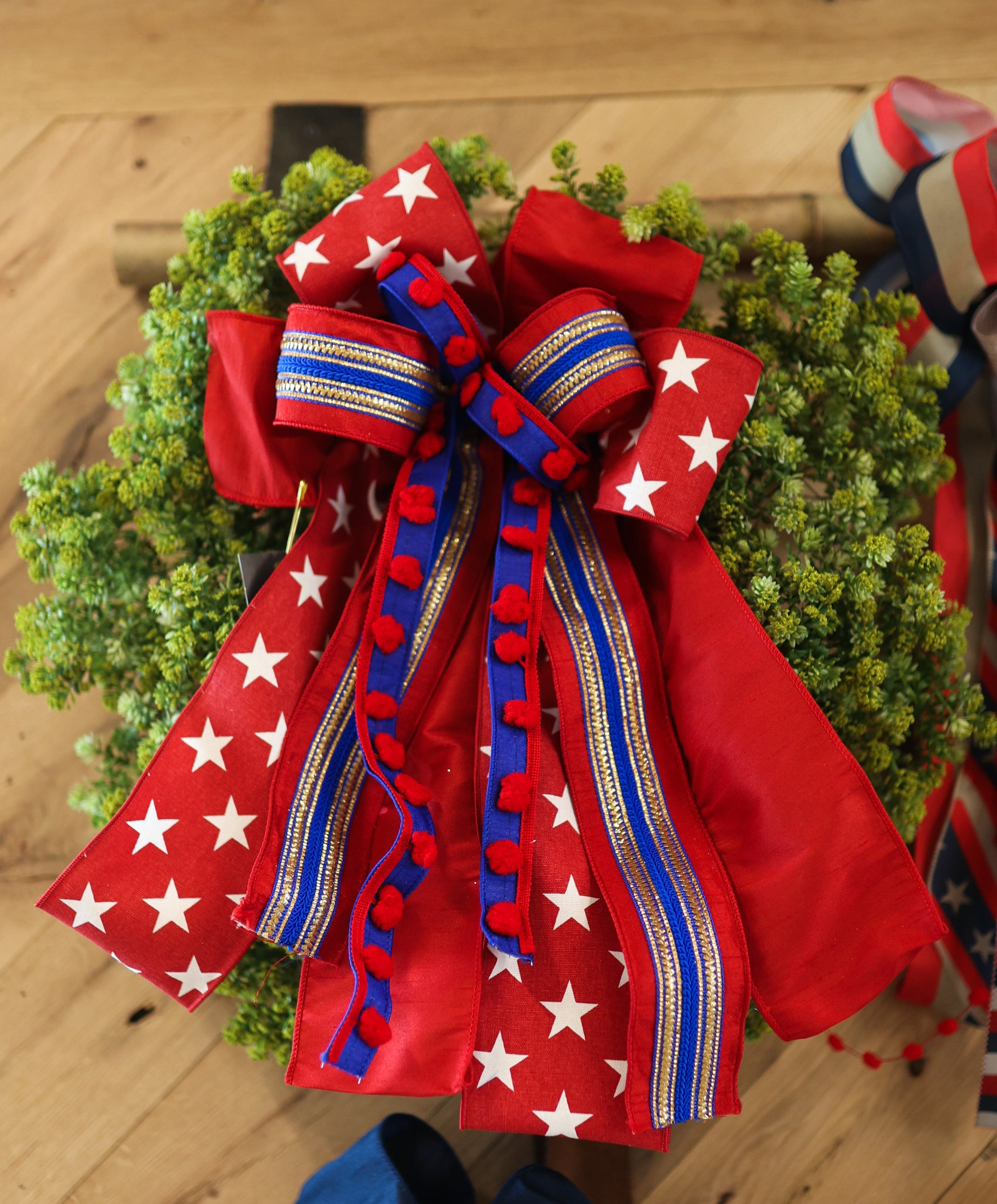 24"SEDUM WREATH GR