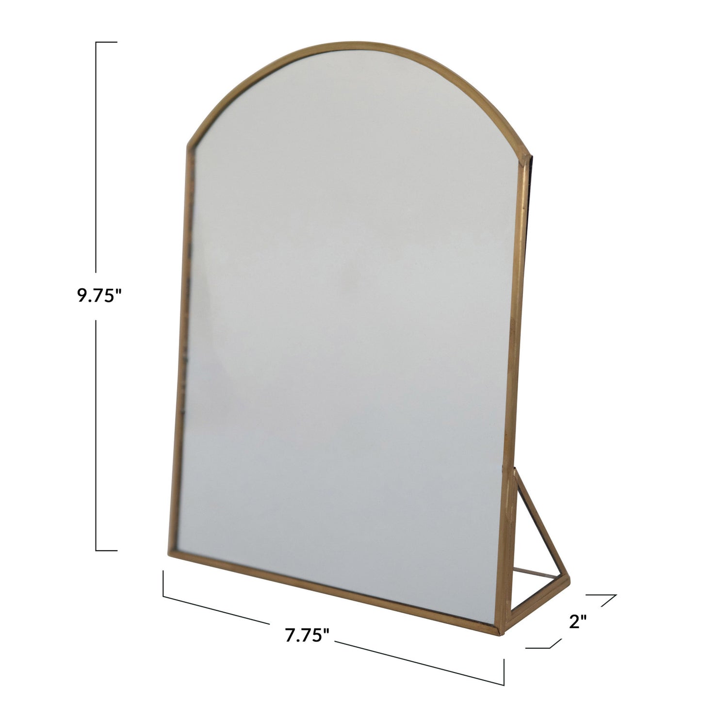 Metal Framed Standing Mirror