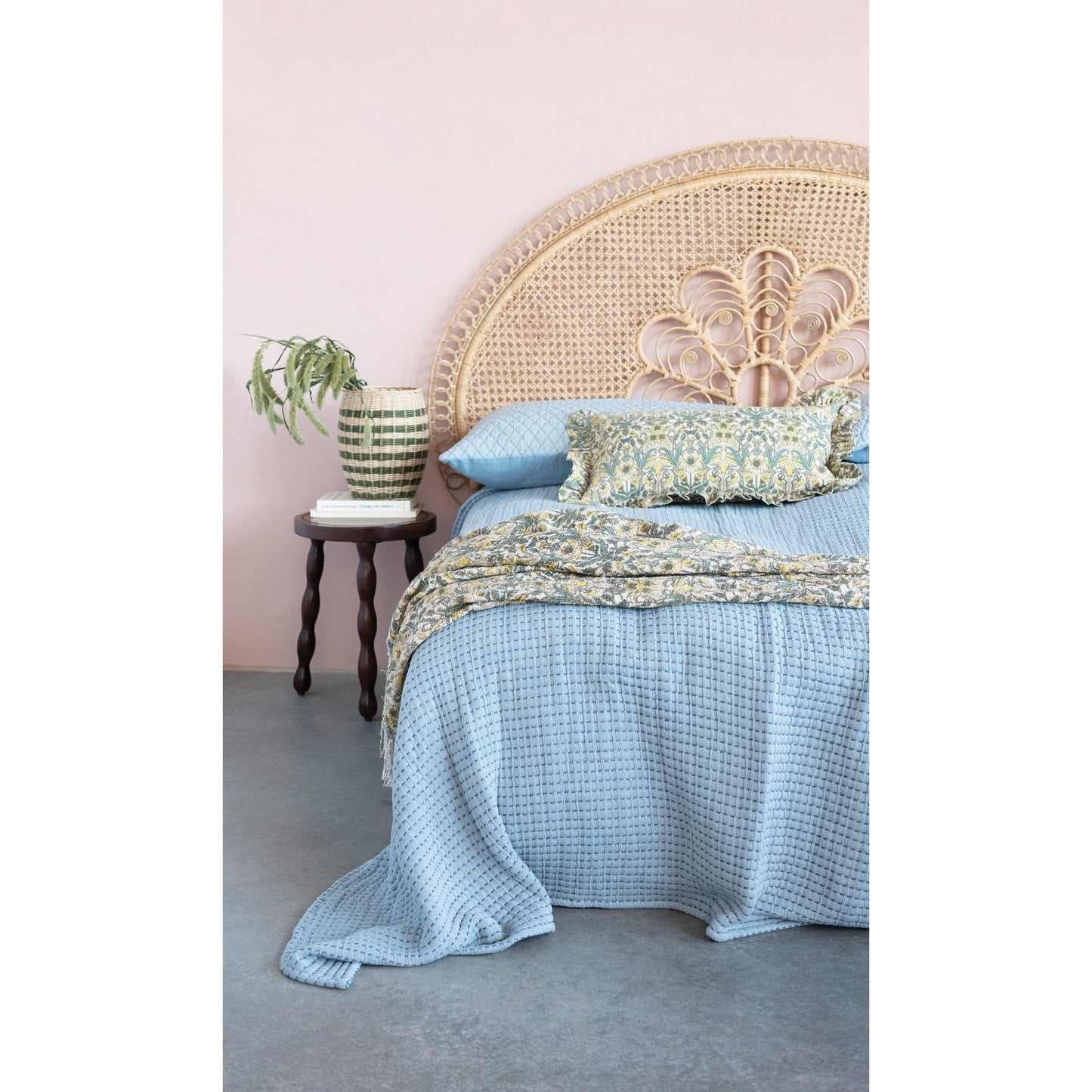 Cotton Jacquard Queen Comforter