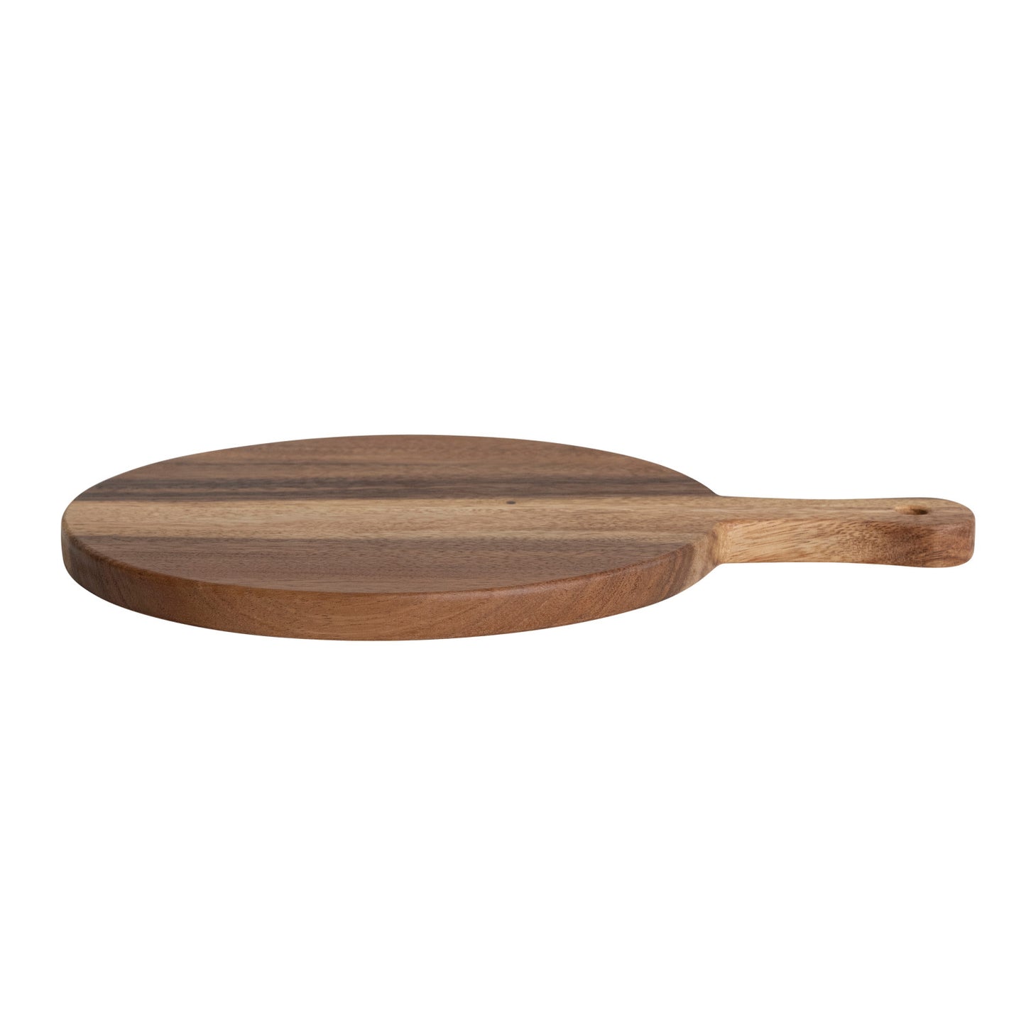 Round Wood Cutting Board with Handle